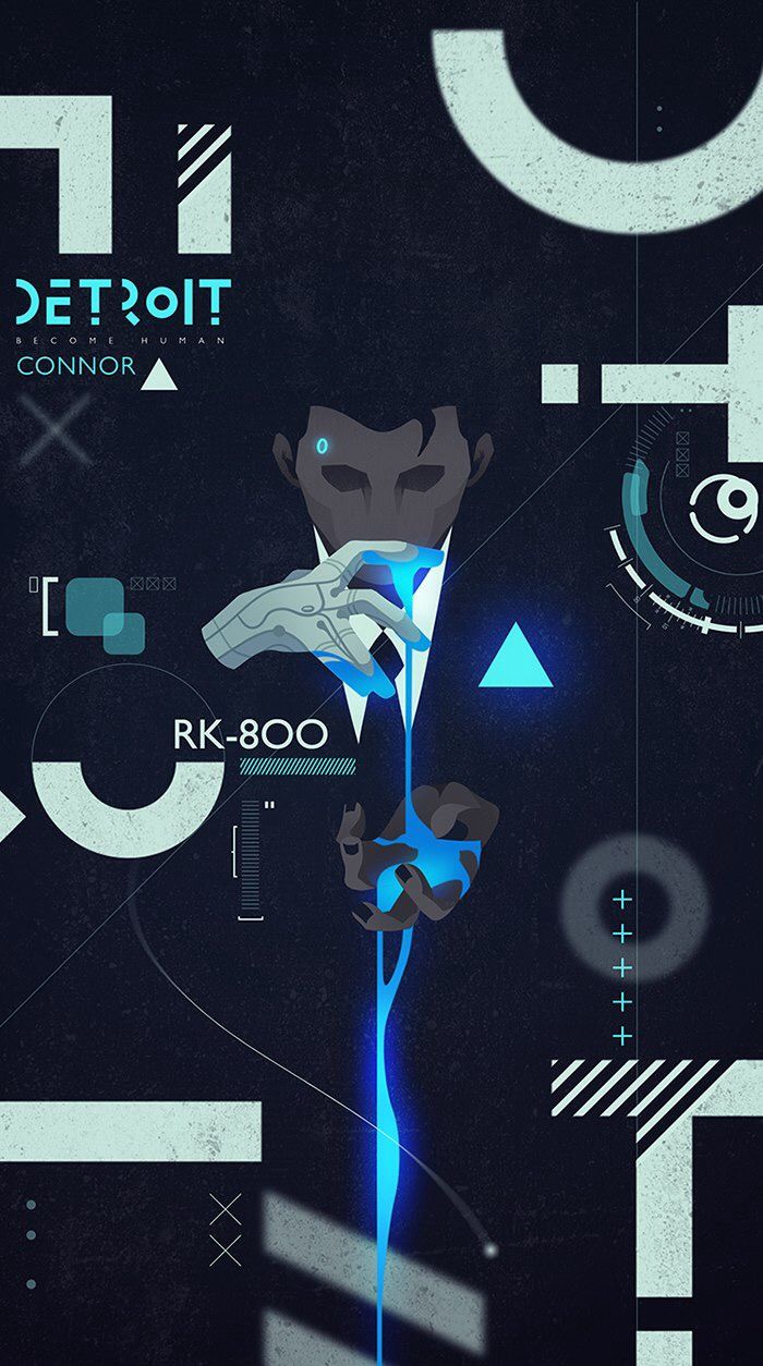700x1254  Detroit become human Connor By: @overflow81 | Detroit become human connor,  Detroit being human, Detroit become human