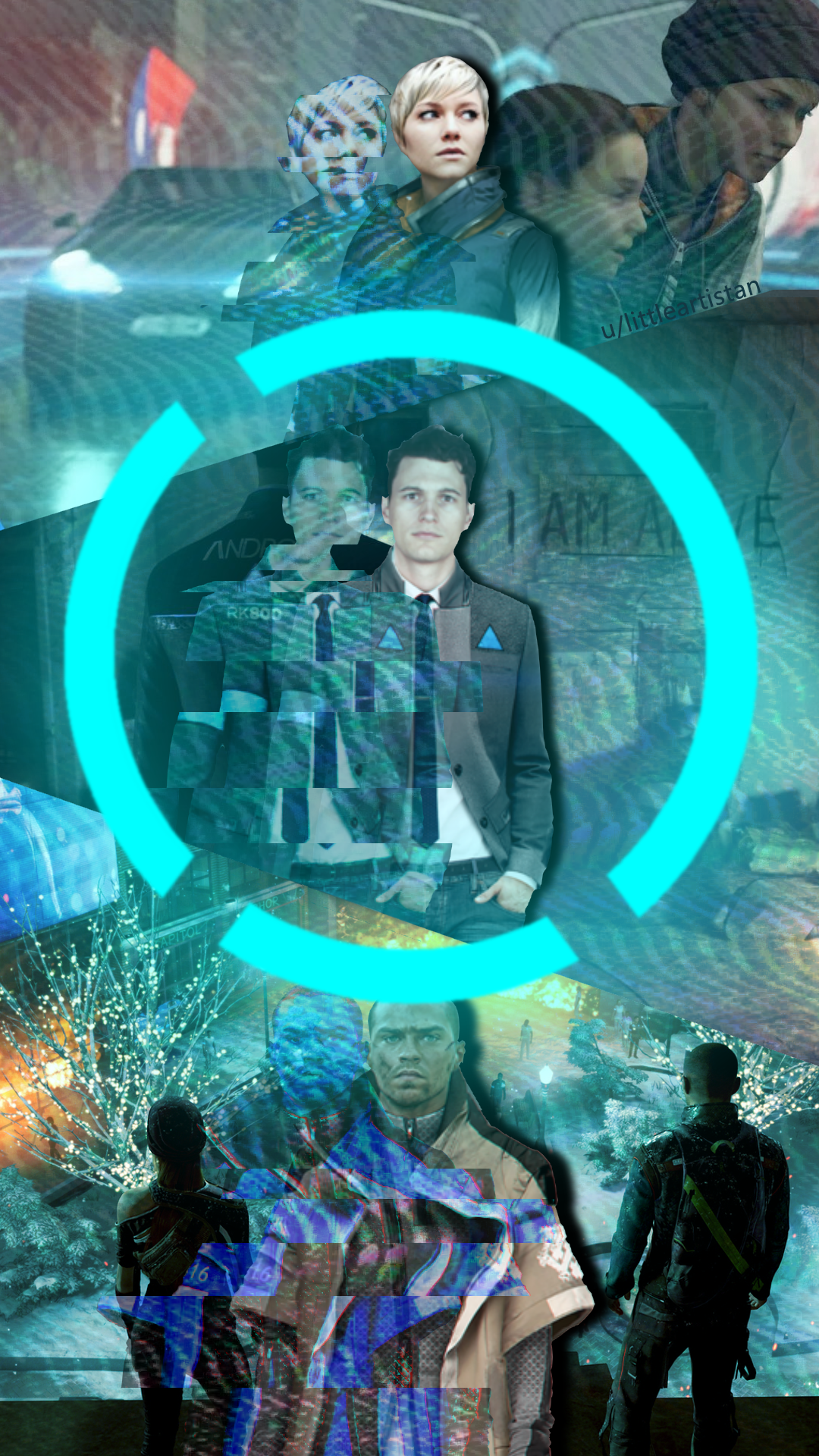 1080x1920  Custom Phone Background I Made Feat. All 3 Protags! : r/DetroitBecomeHuman
