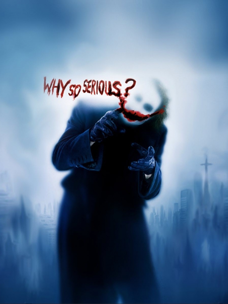 768x1024  Обои на телефон: Кино, Джокер, Бэтмен, Темный Рыцарь, Хит Леджер, 1085332  скачать картинку бесплатно.