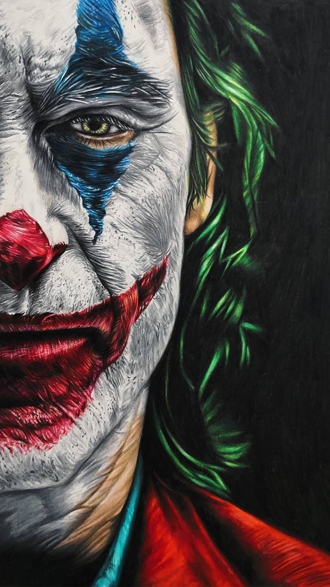 1080x1920  JOKER Hoakin Feniks 2019 Art Movie | Joker painting, Joker sketch, Joker  drawings