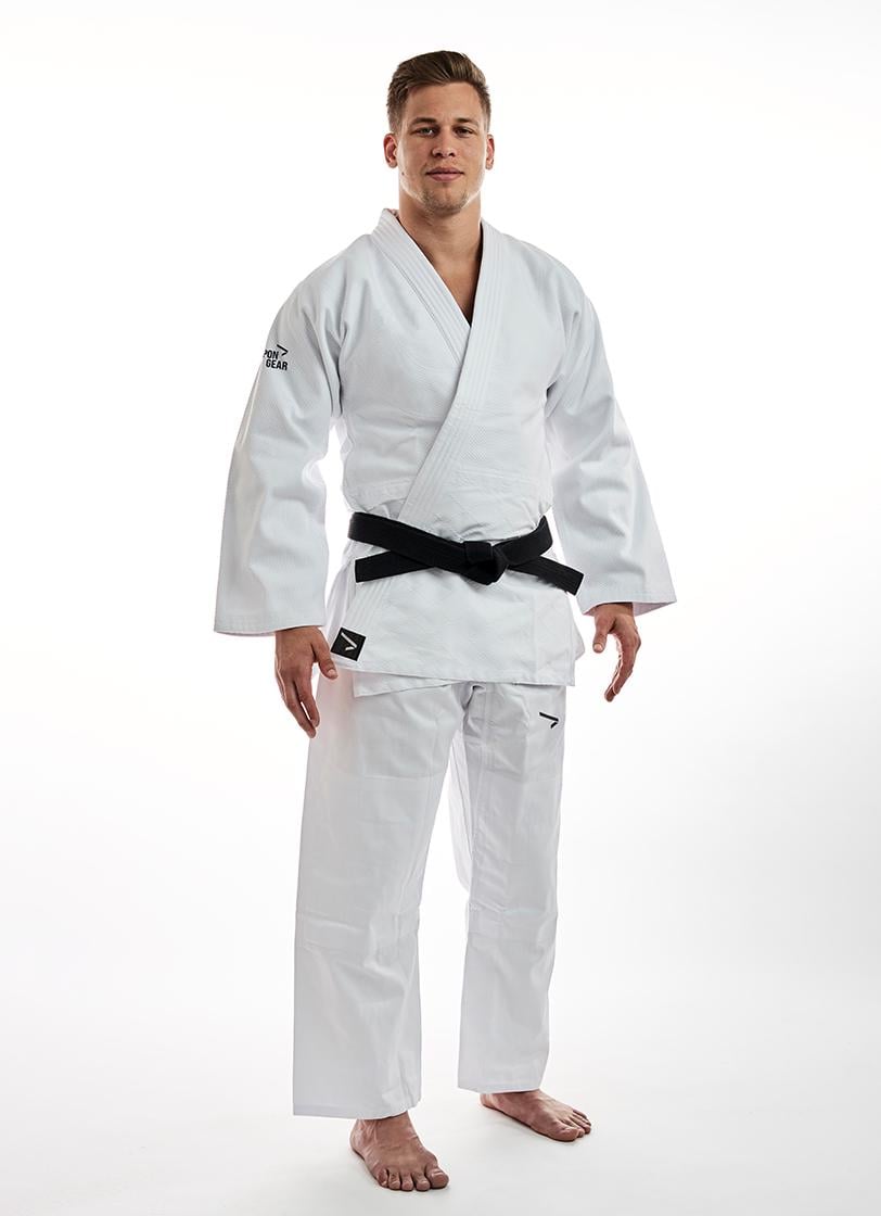 812x1120  ᐉ Кимоно для дзюдо Ippon Gear Basic р. 160 см Белый (JU500W160)