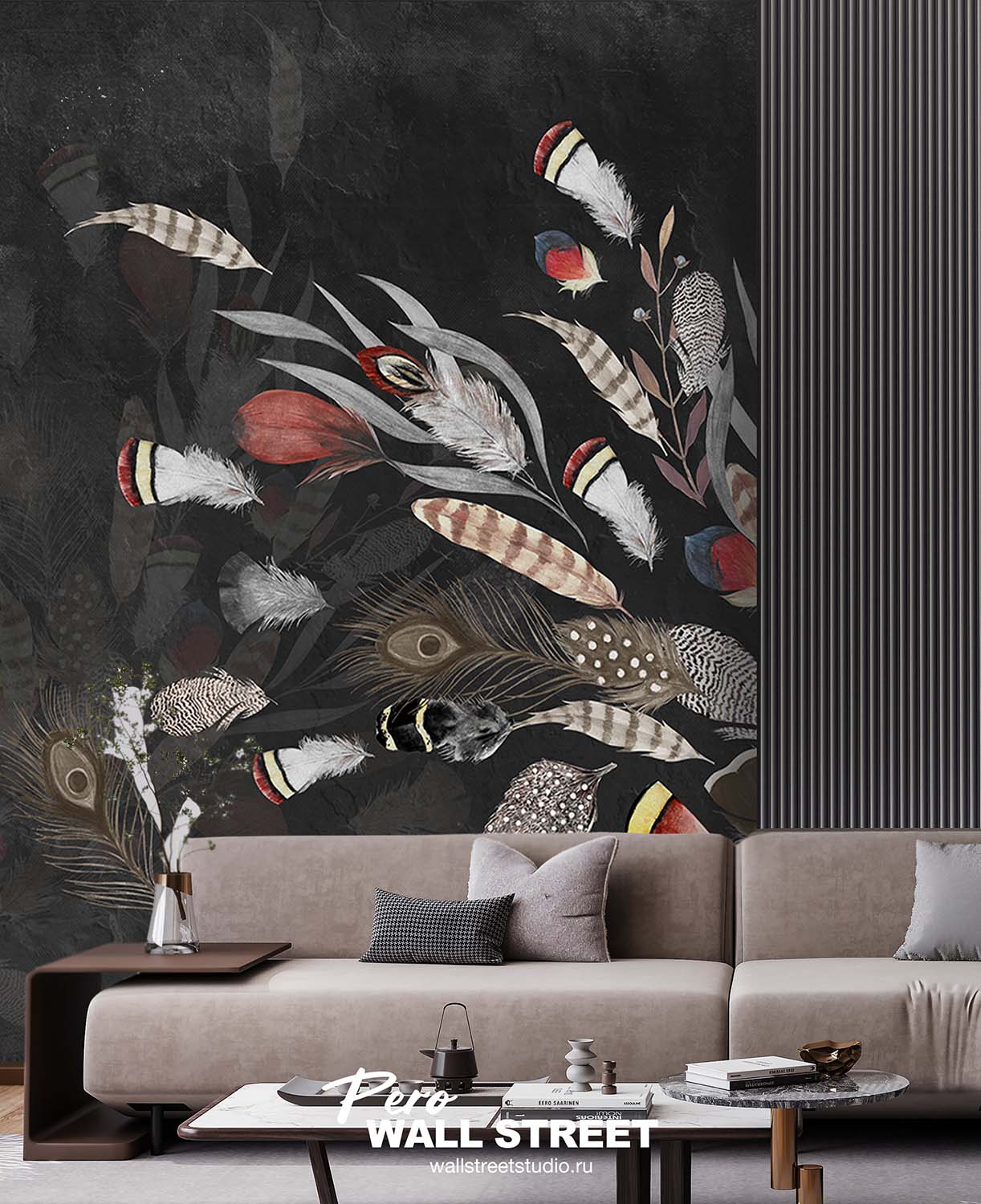 1222x1500  Необычные обои PERO 10 от Студии Wall Street