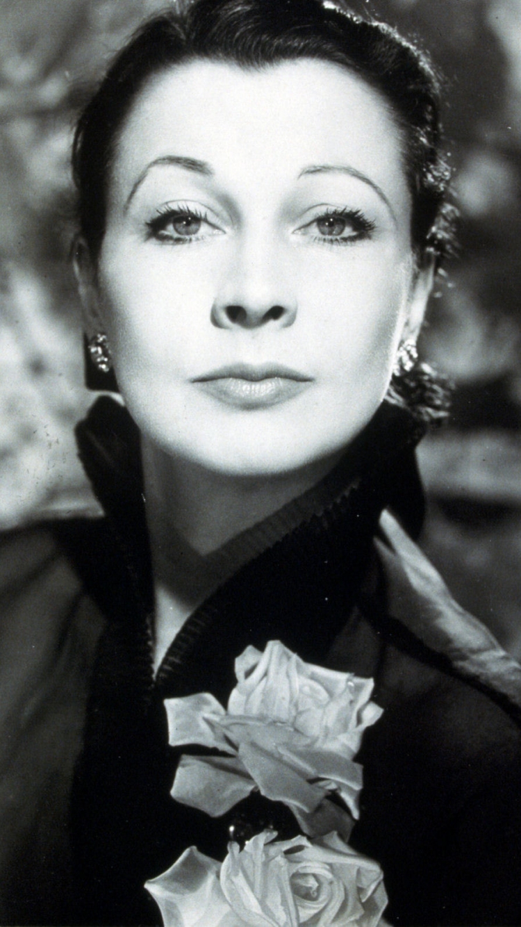 750x1334   Вивьен Ли HD Обои | 7wallpapers.net 