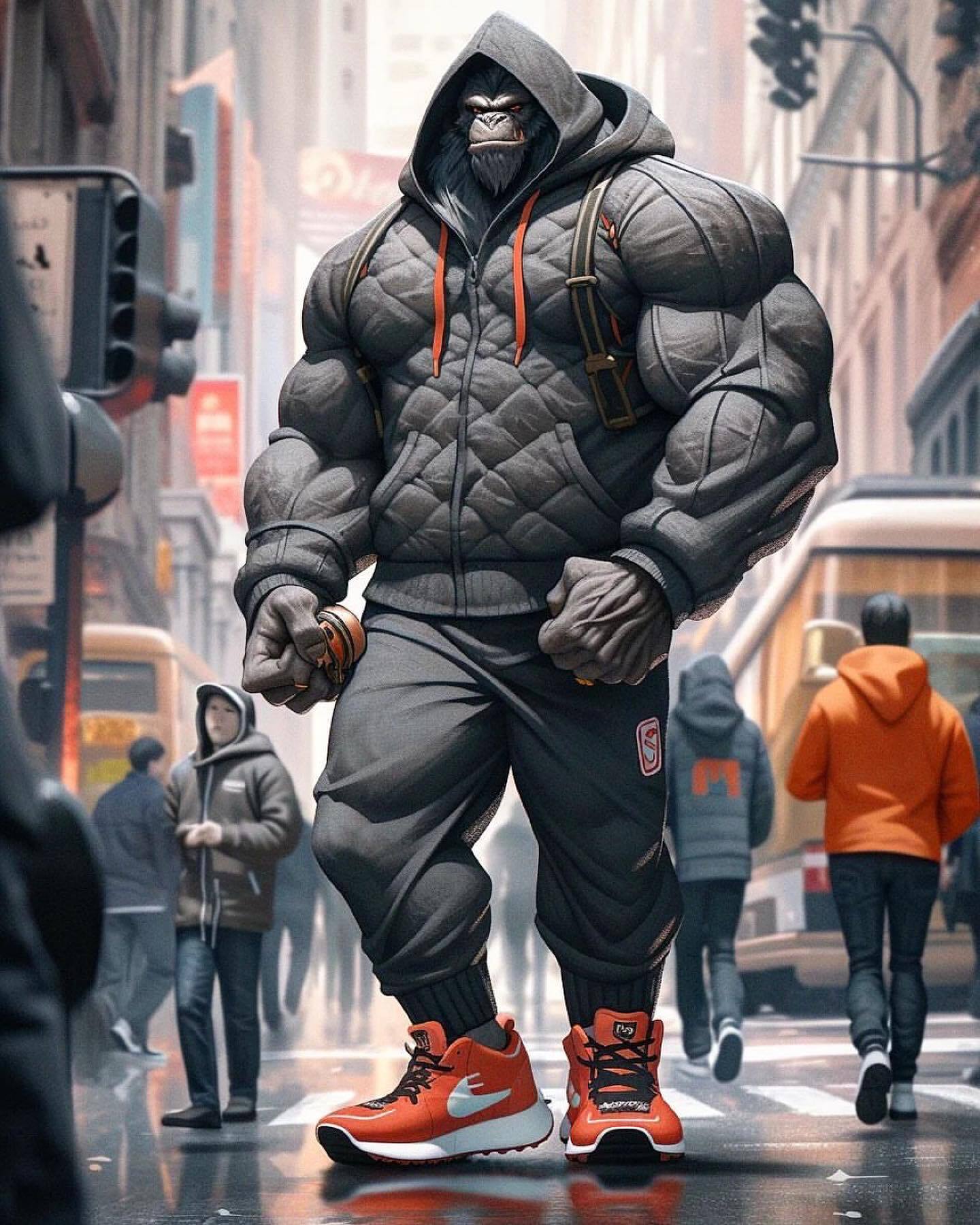 1440x1800  Звериная мода | Midjourney | Пикабу