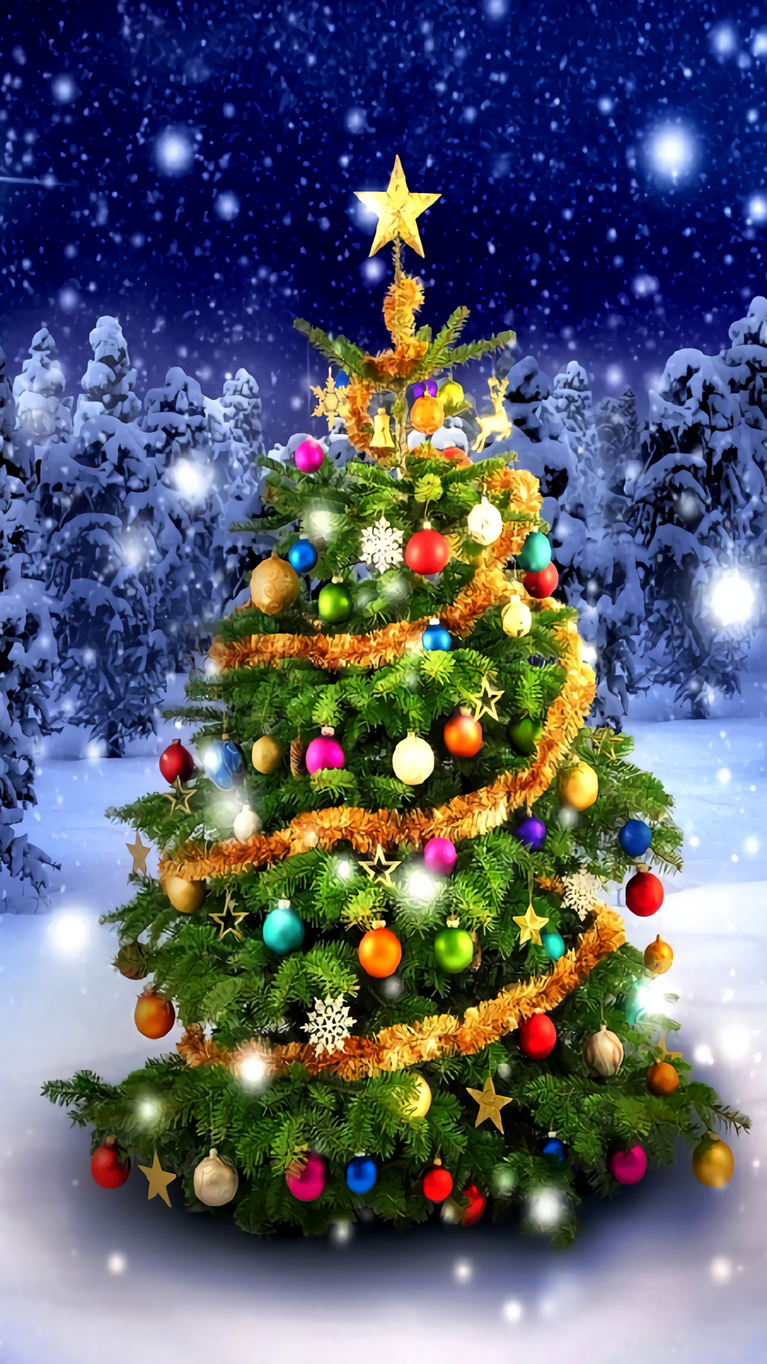 1080x1920  Ёлочка - Картинка на телефон / Обои на рабочий стол №1442283