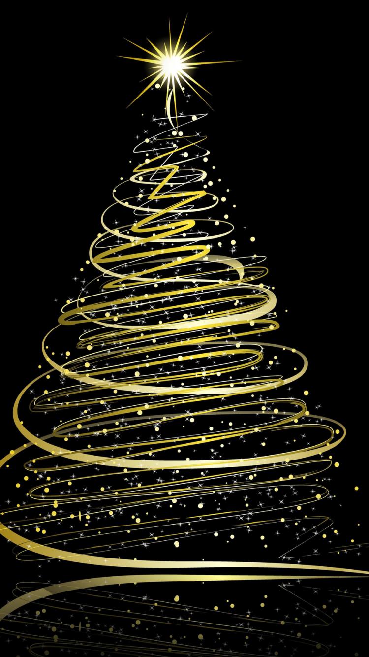 750x1334  Ёлочка - Картинка на телефон / Обои на рабочий стол №1201958