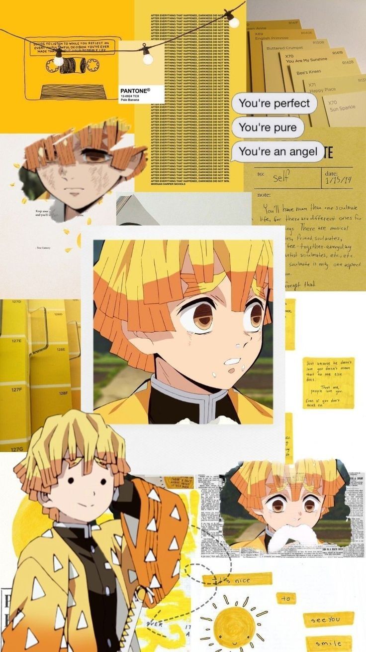 736x1309  Zenitsu Agatsuma ☼.☼ Зеницу Агацума | Милые рисунки, Disney princess  рисунки, Японские иллюстрации