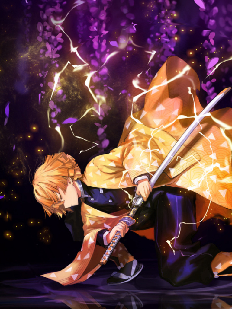 768x1024  Download \"Zenitsu Agatsuma\" wallpapers for mobile phone, free \"Zenitsu  Agatsuma\" HD pictures