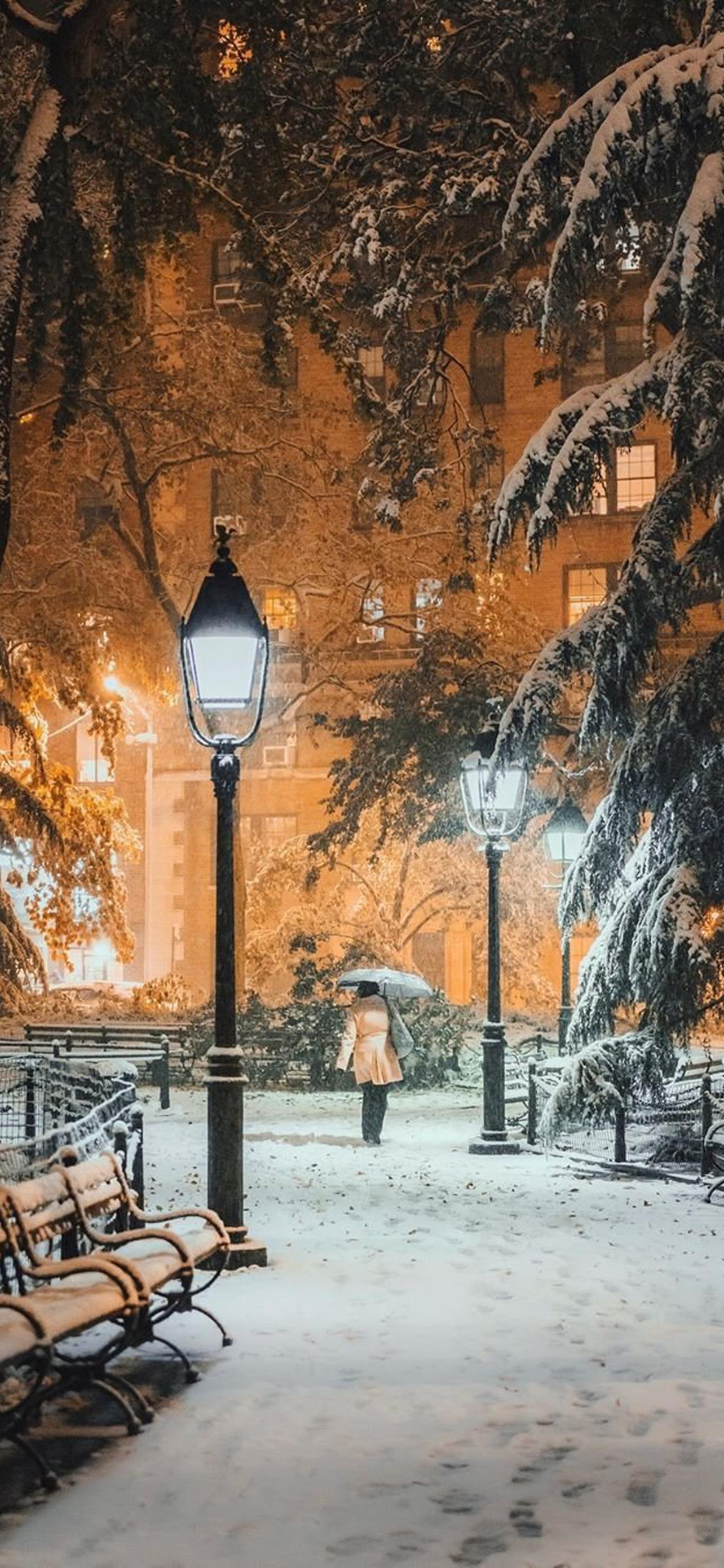 1284x2778  Зимний город обои на телефон [31+ изображений]