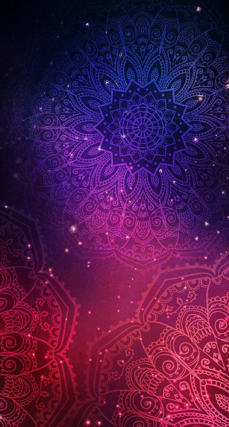 744x1384  Pin by Sarah on iPhone wallpaper | Mandala wallpaper, Graphic wallpaper,  Iphone background wallpaper