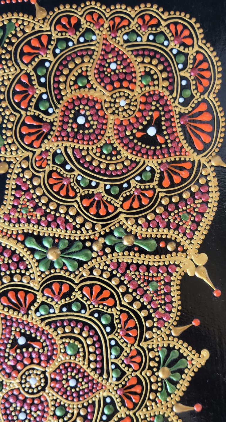 736x1372  Авторский узор Обои на телефон в 2023 г | Узоры, Точечная живопись, Обои  для телефона