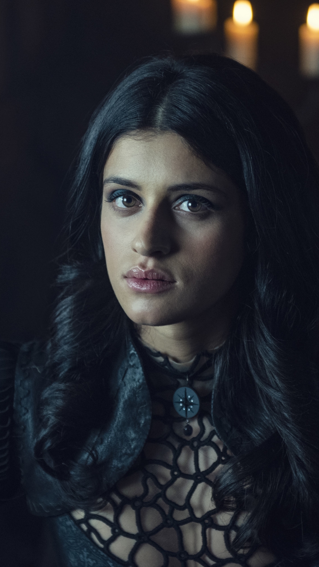 1080x1920  Обои на телефон: Ведьмак, Телешоу, Фиолетовые Глаза, Йеннифэр Из  Венгерберга, Аня Чалотра, 1190770 скачать картинку бесплатно.