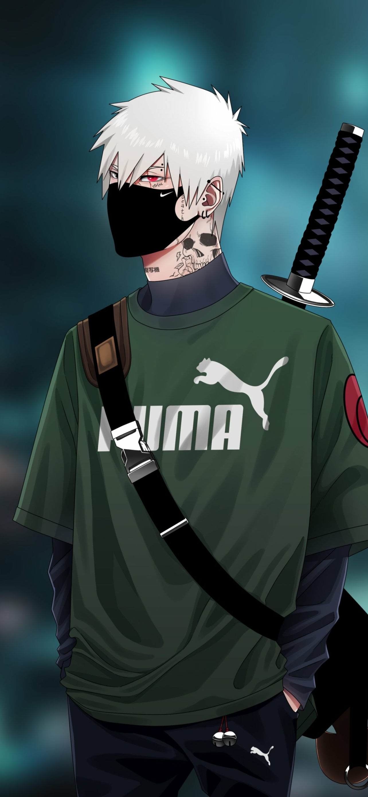 1284x2778  Обои на телефон: Аниме, Наруто, Какаши Хатаке, Пума (Бренд), 1190658  скачать картинку бесплатно.