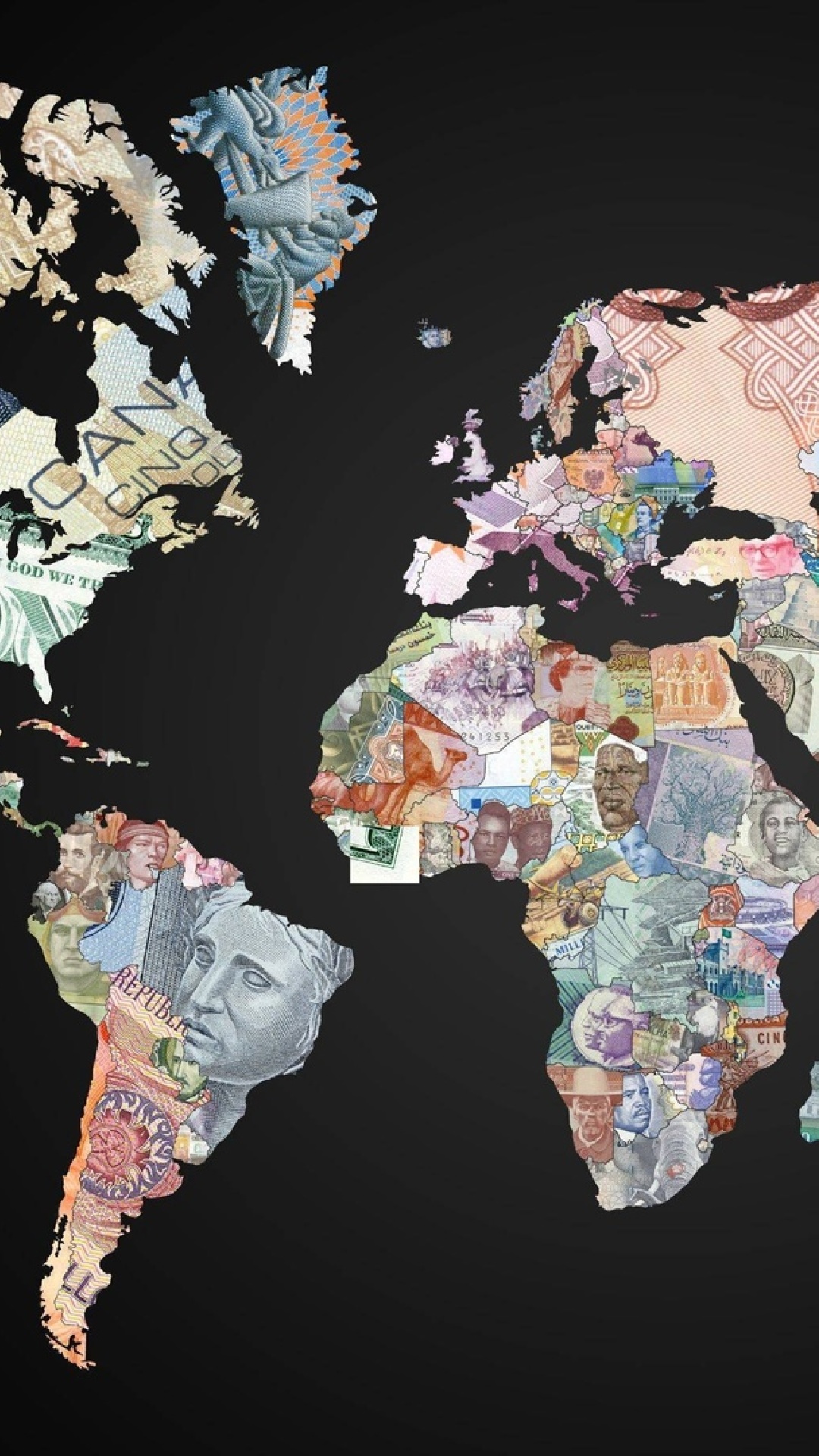 1080x1920  Обои Карта Мира - картинки на рабочий стол, картинка 1080x1920 (iPhone)