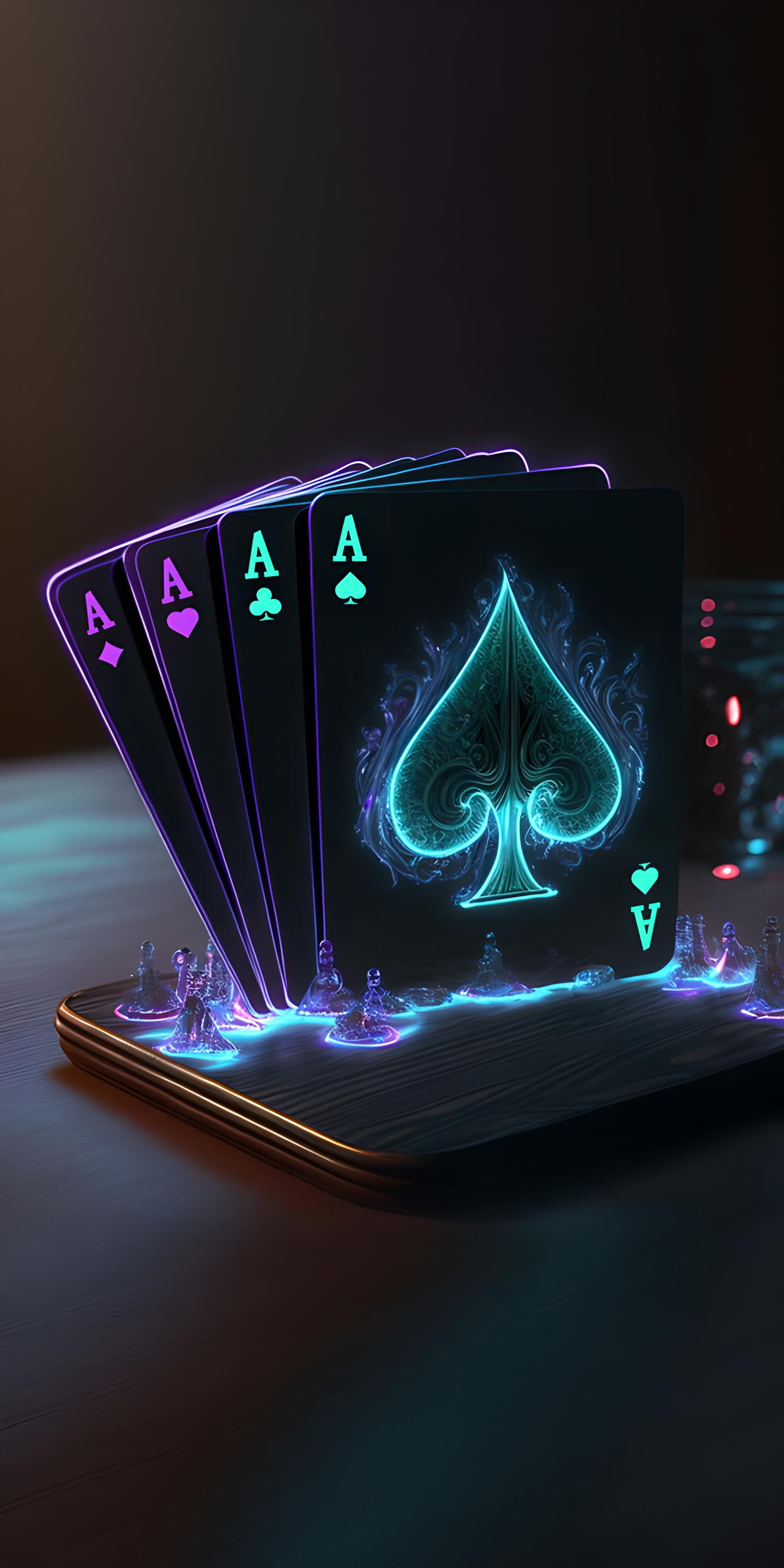 2000x4000  Обои Игральные карты, A, любовь сердце 750x1334 iPhone 8/7/6/6S Изображение