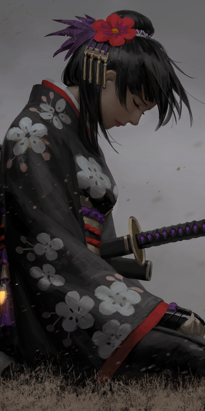 720x1440  Обои на телефон в стиле самурай - 60 фото