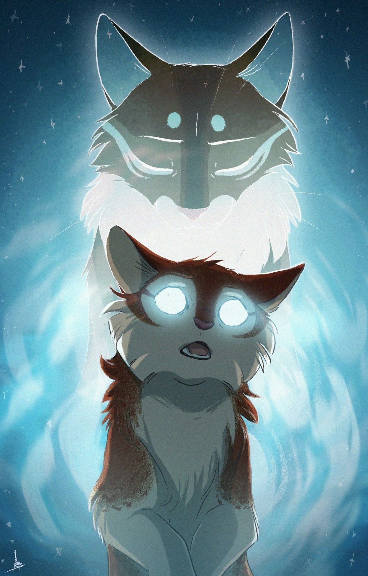 1200x1876  Коты Воители аниме - 63 фото