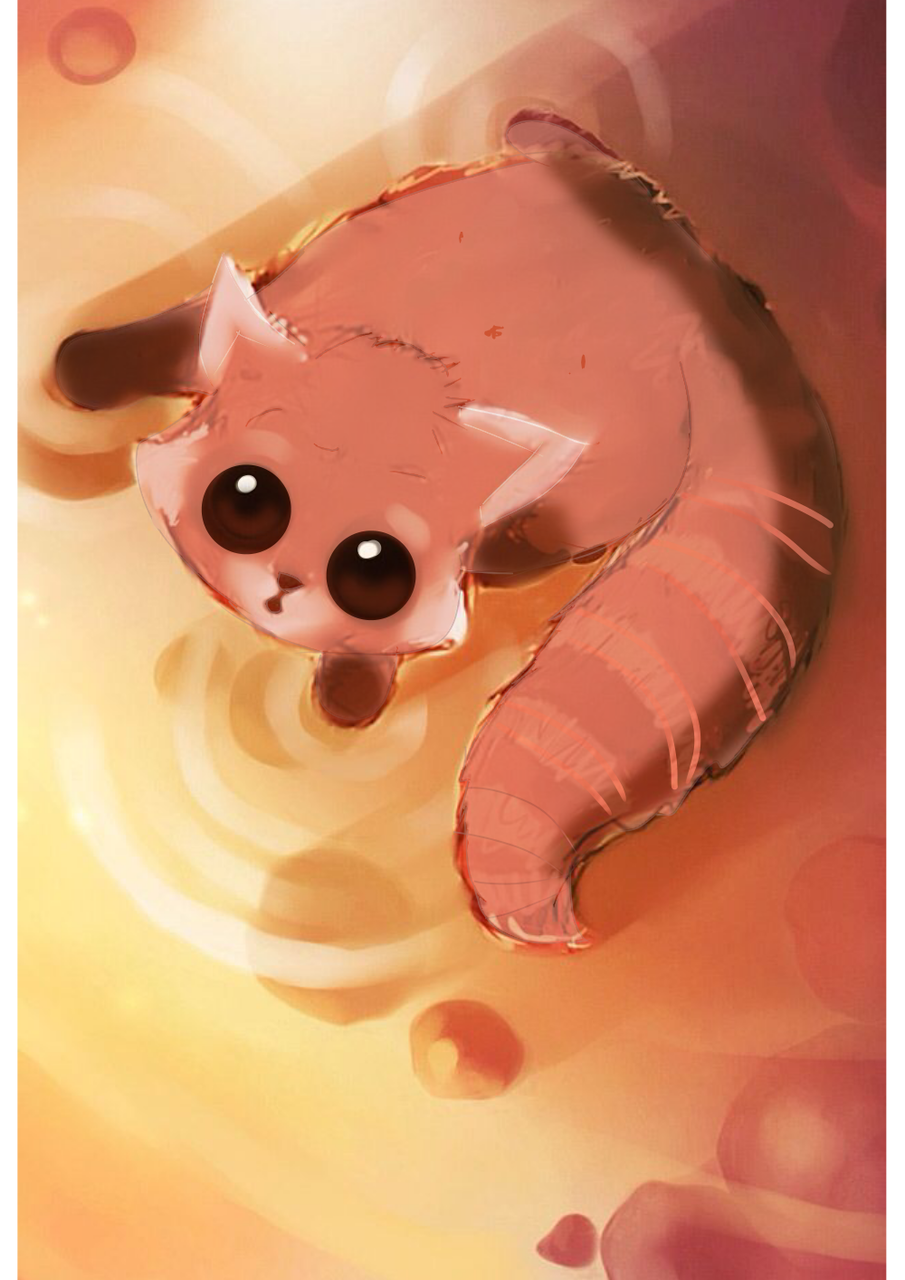 905x1280  Милая красная Панда арт - 73 фото