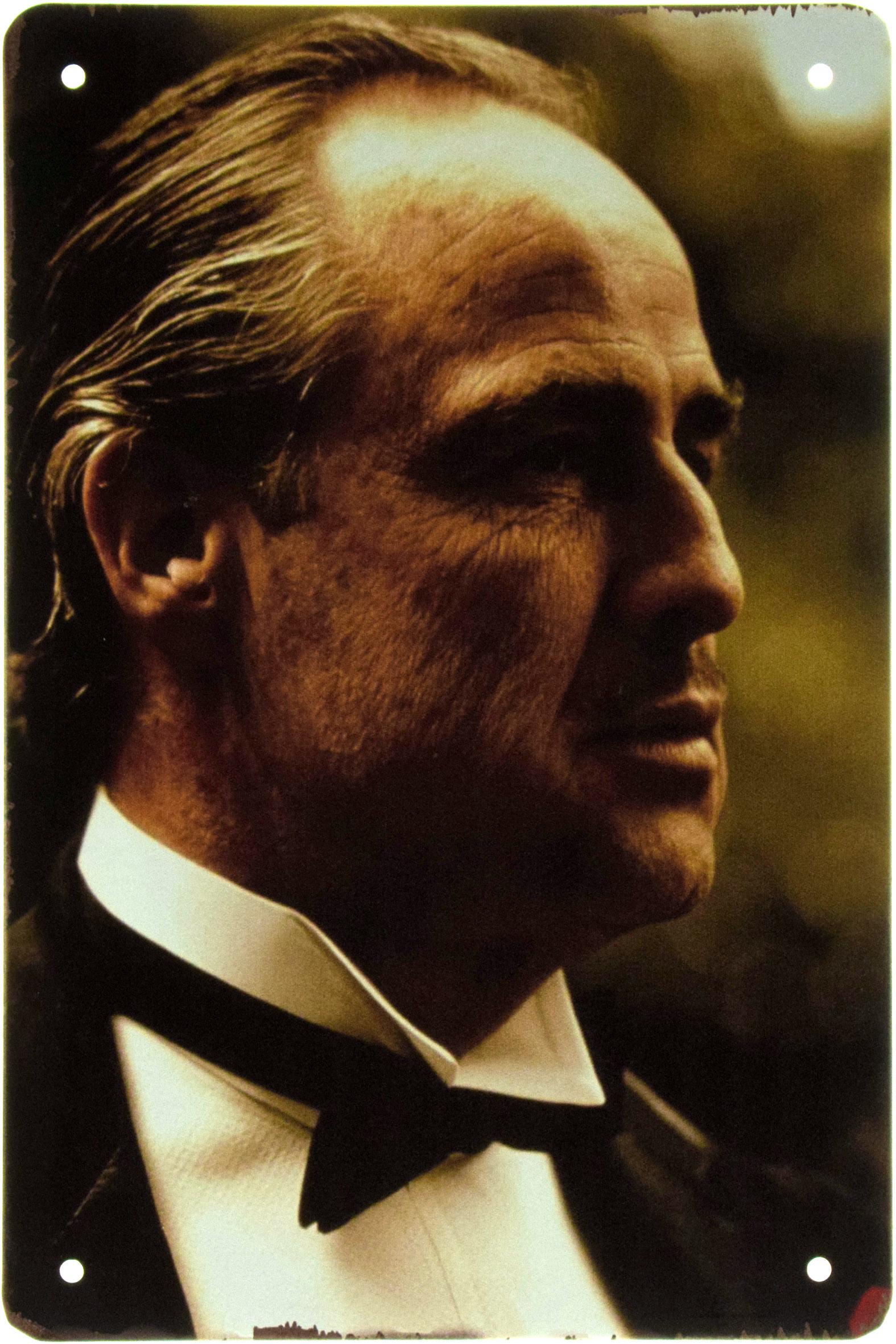 1575x2362  ᐉ Табличка металлическая Дон Корлеоне Крестный Отец/The Godfather 20x30 см