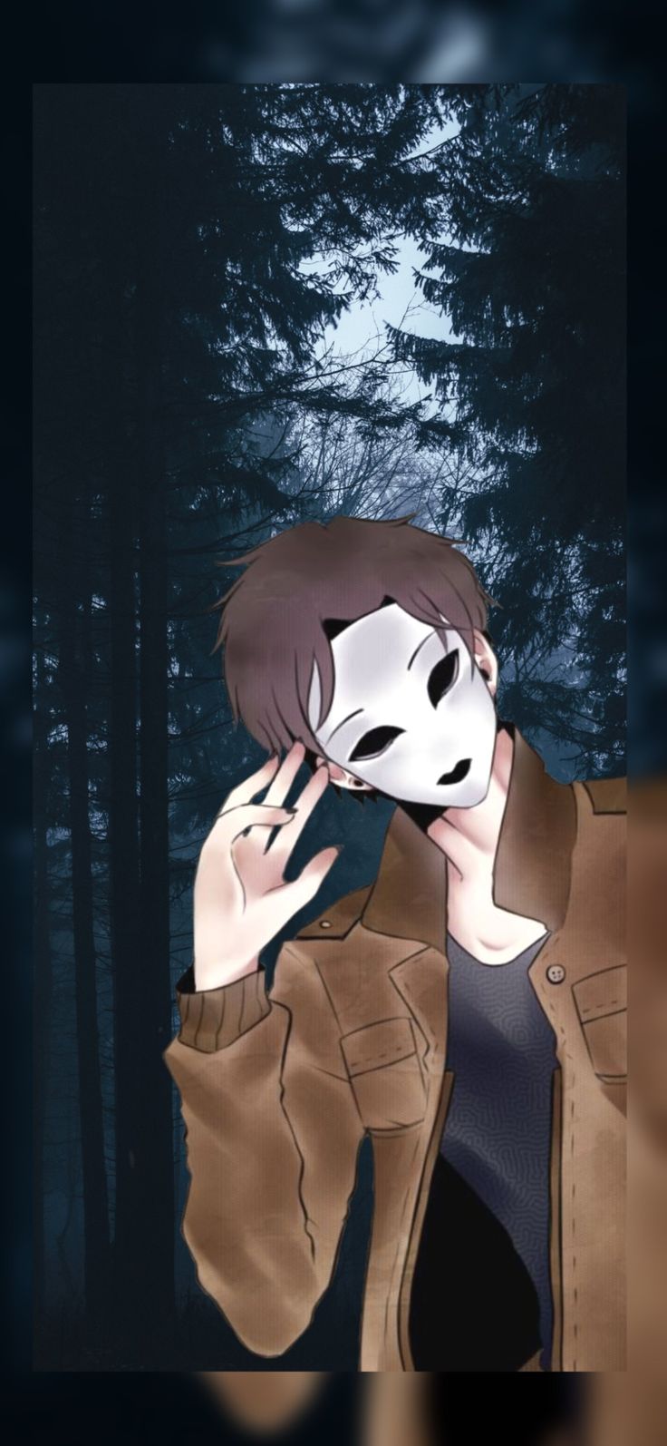 736x1594  Тим маски обои крипипаста | Крипипаста, Маски, Обои