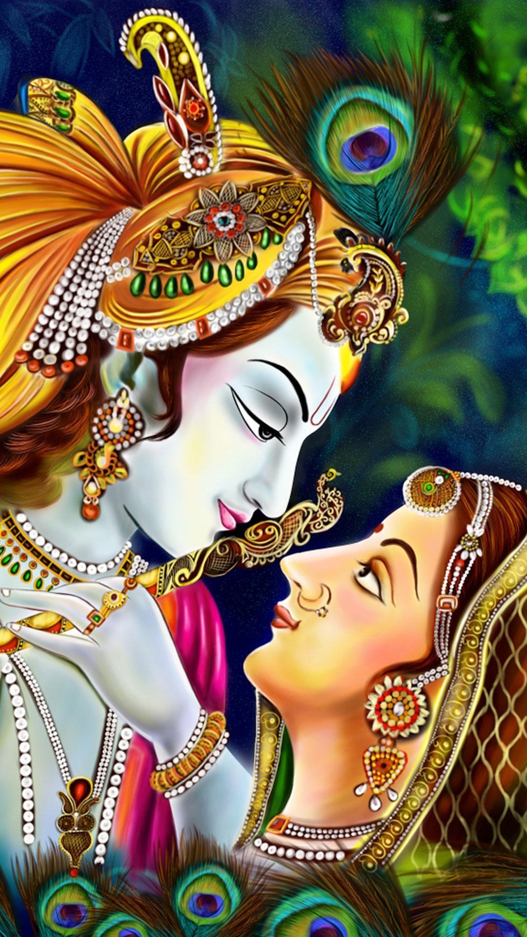 1080x1920  Lord Krishna HD Wallpapers для Android — Скачать