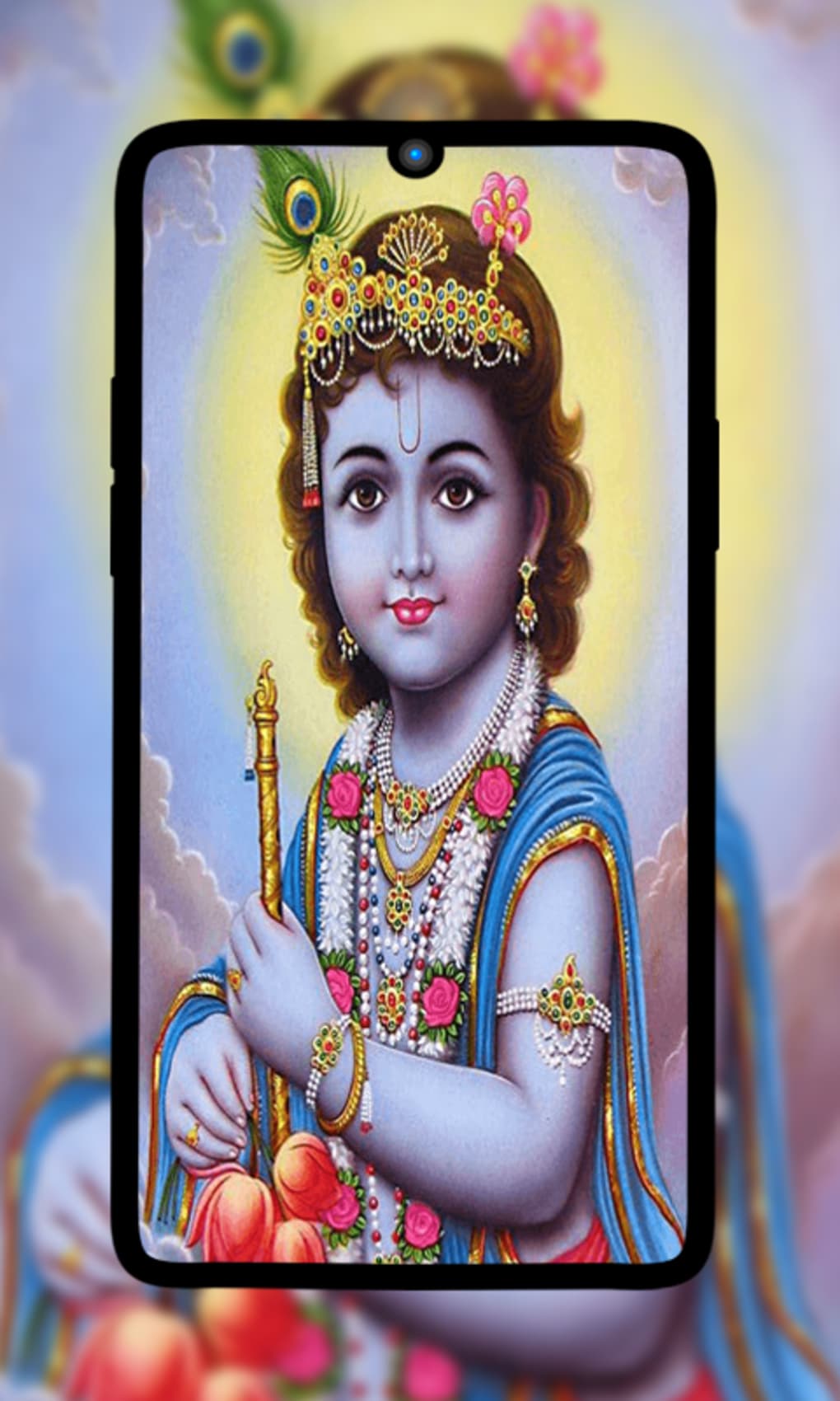 1020x1700  Скачать Кришна Живые Обои APK для Android