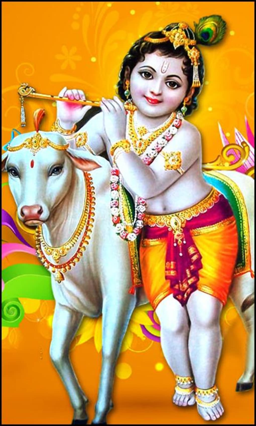 1020x1700  Lord Krishna Photos Wallpaper для Android — Скачать