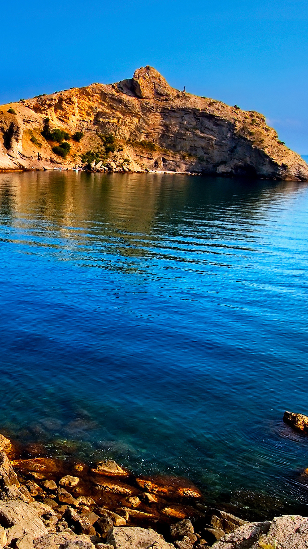 1080x1920  Фото Крым Россия Природа Камень Побережье 1080x1920