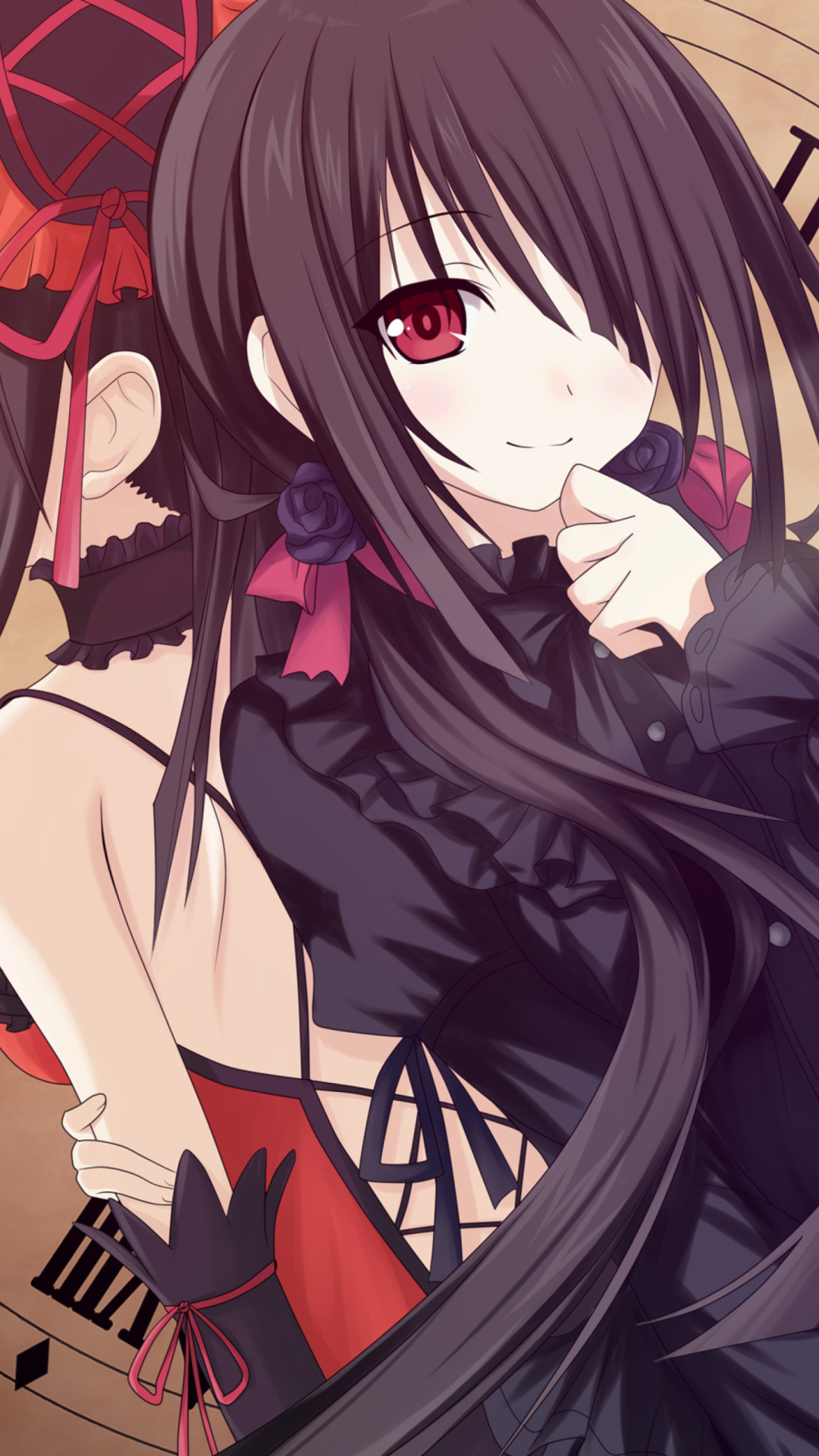 1080x1920  Обои Date A Live, Tokisaki Kurumi на телефон iPhone 6 Plus