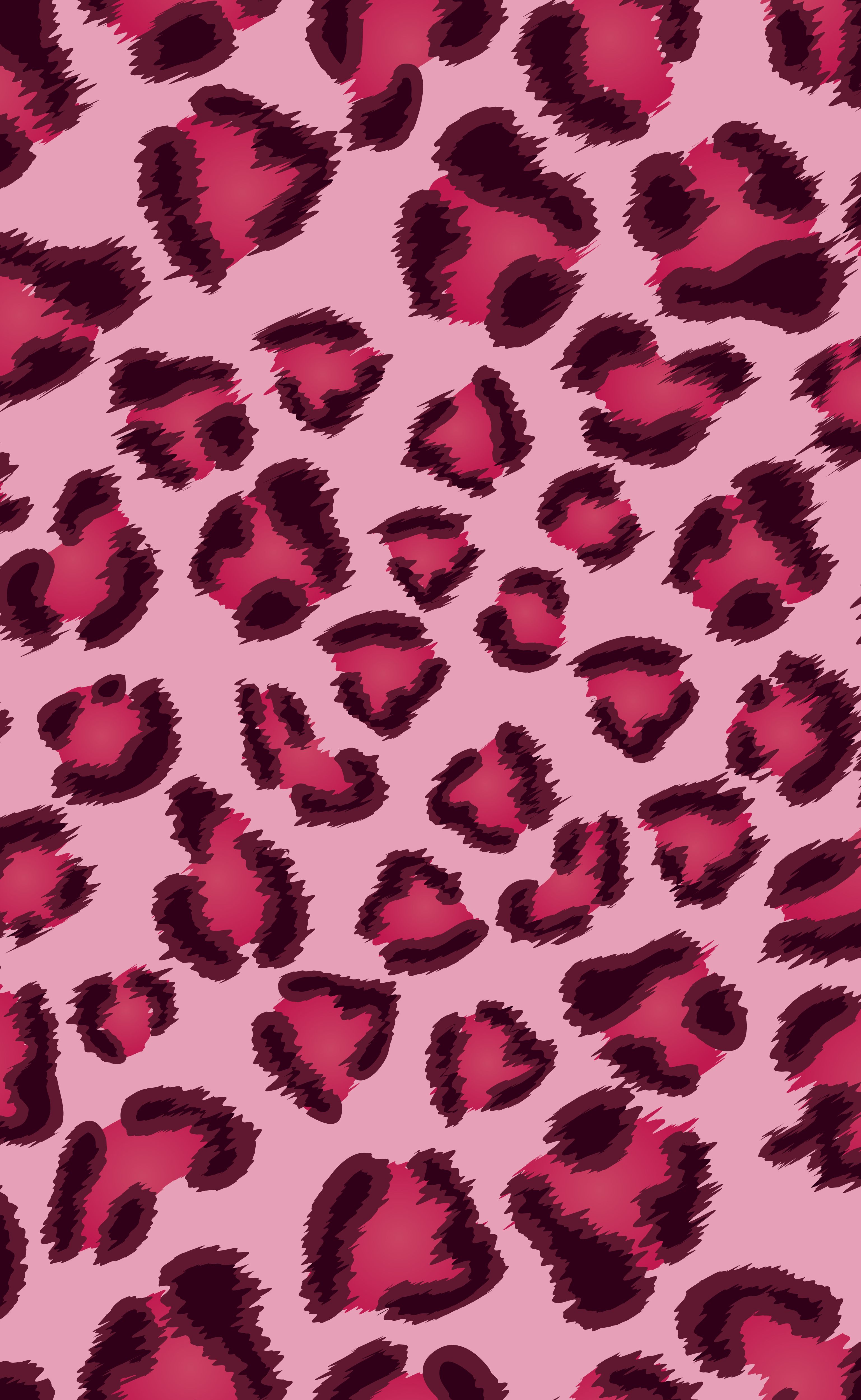 3074x5000  Pink Leopard Texture (with Claret Red Spots). | Pink leopard wallpaper,  Cheetah print wallpaper, Cute patterns wallpaper