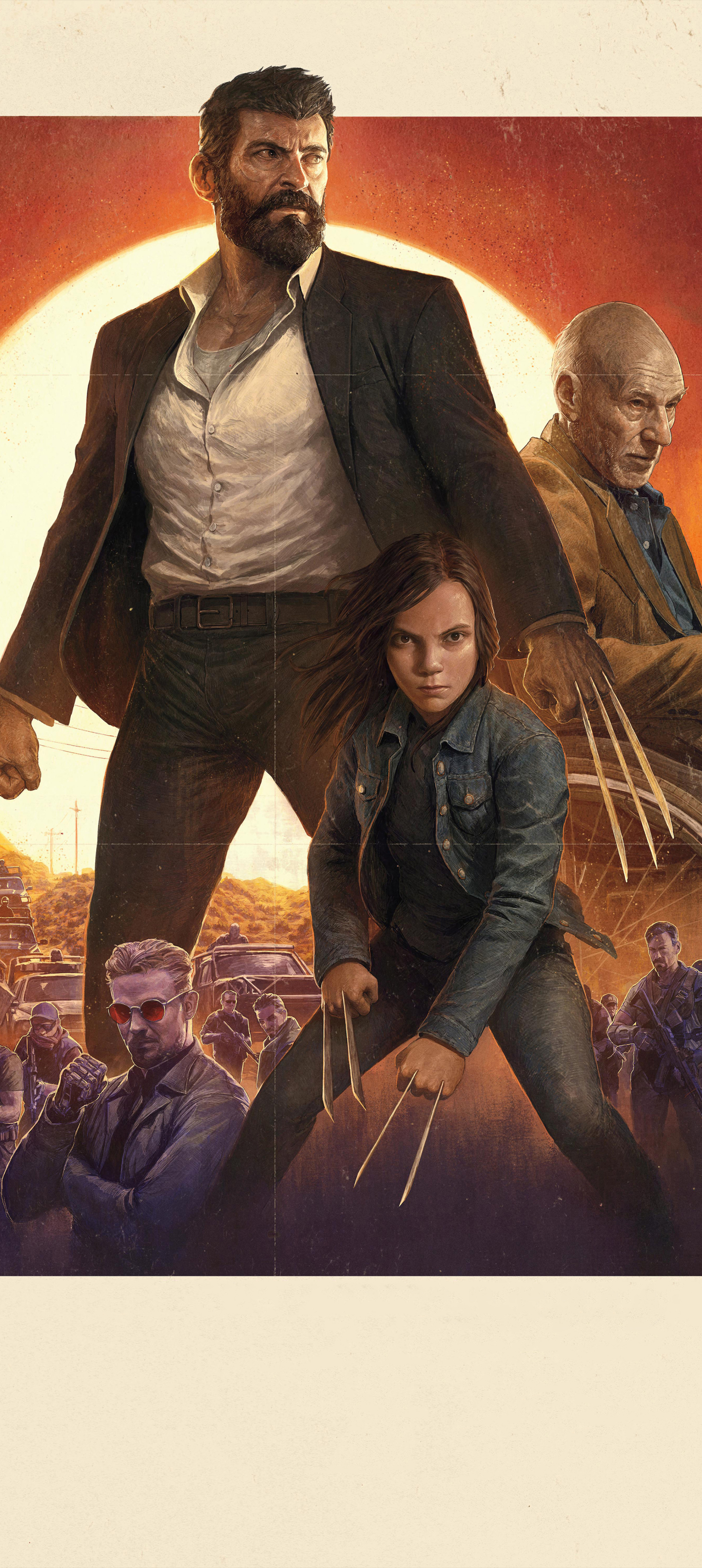 1440x3216  Обои на телефон: Кино, Росомаха, Люди Икс, Хью Джекман, Логан Джеймс  Хоулетт, Х 23, Икс 23, Логан, 1182257 скачать картинку бесплатно.