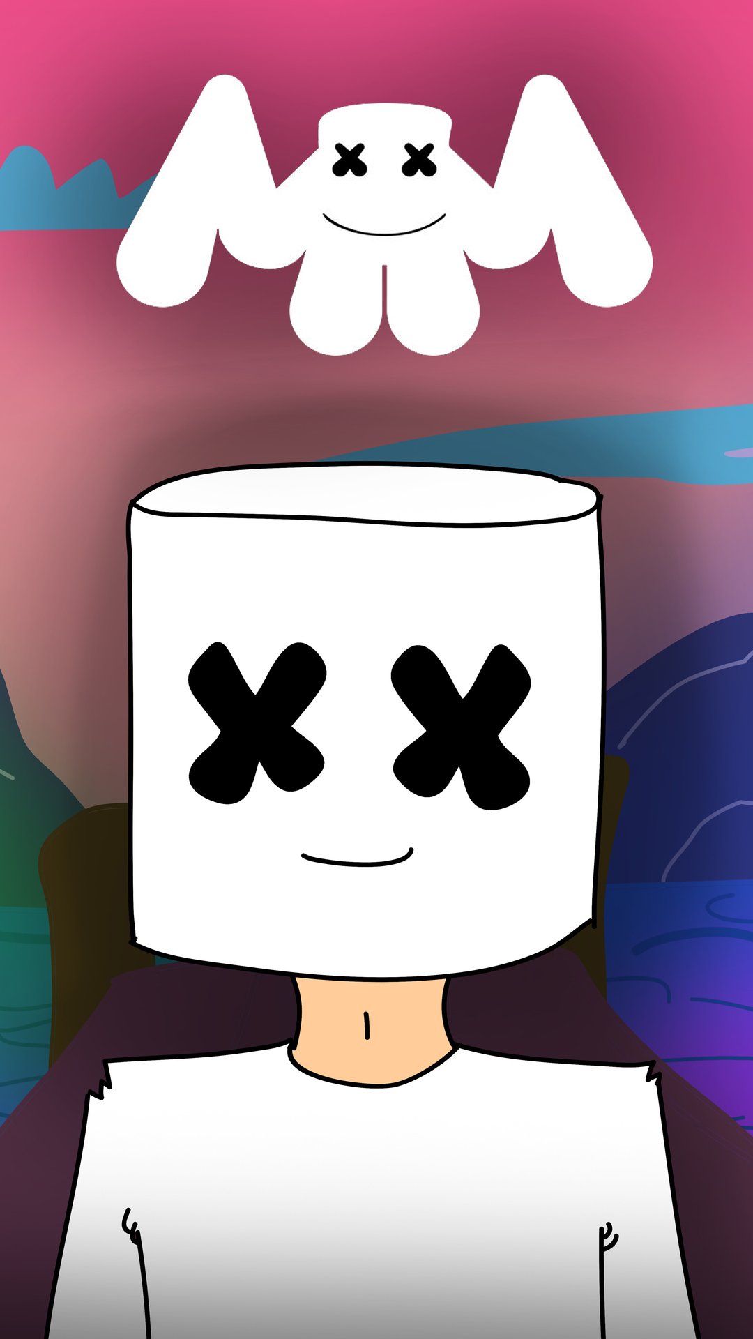 1080x1920  Маршмеллоу диджей арт - 30 фото