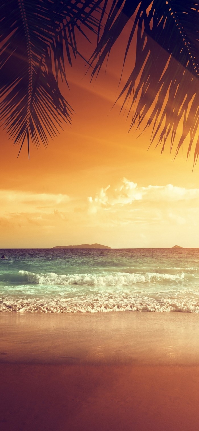 700x1514  Beach sunset в 2023 г | Эстетика, Природа, Лето