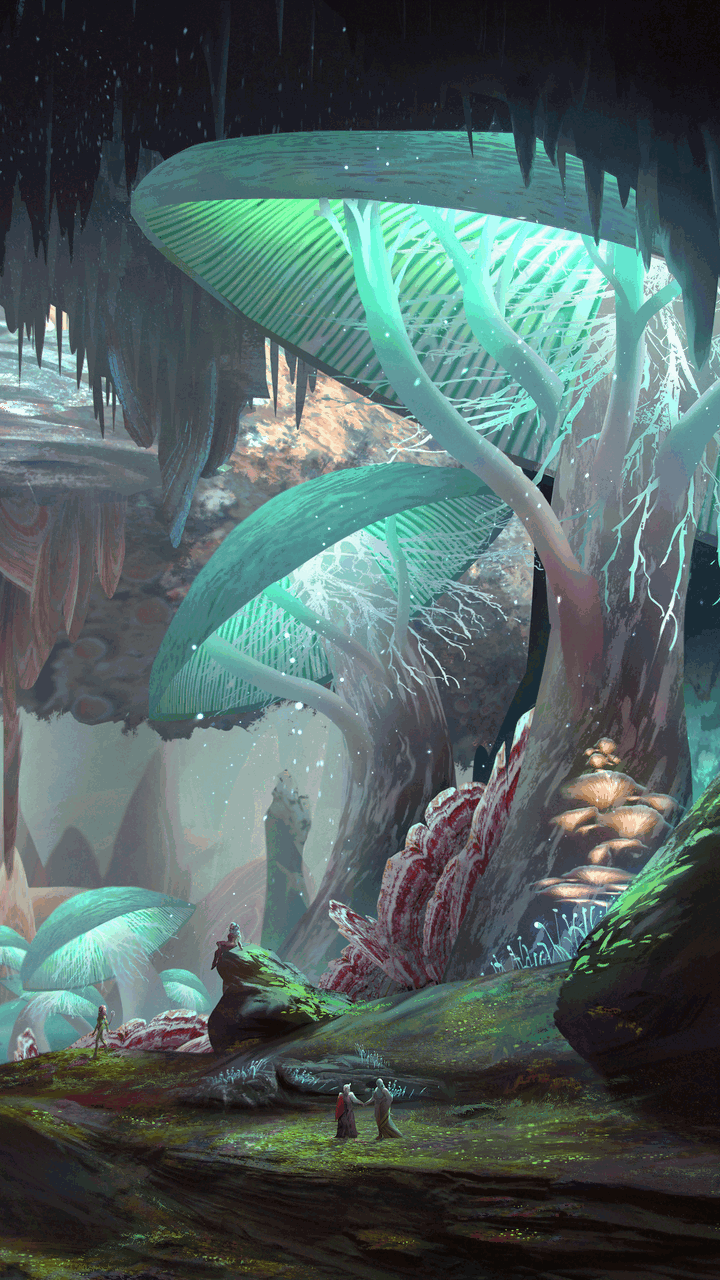 720x1280  Рисованная красота на обои ваших телефонов (720x1280) | Пикабу