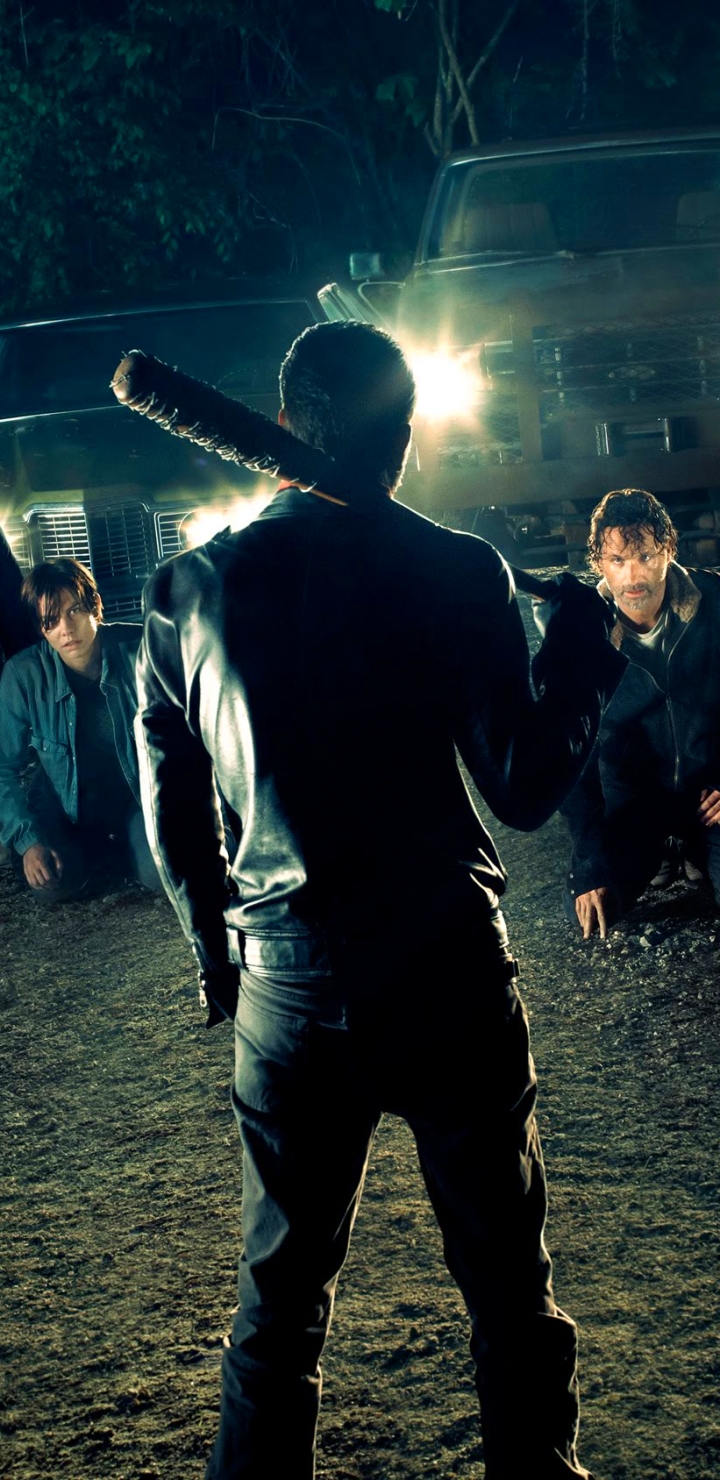 720x1480  Скачать обои \"Ниган (Ходячие Мертвецы)\" на телефон в высоком качестве,  вертикальные картинки \"Ниган (Ходячие Мертвецы)\" бесплатно