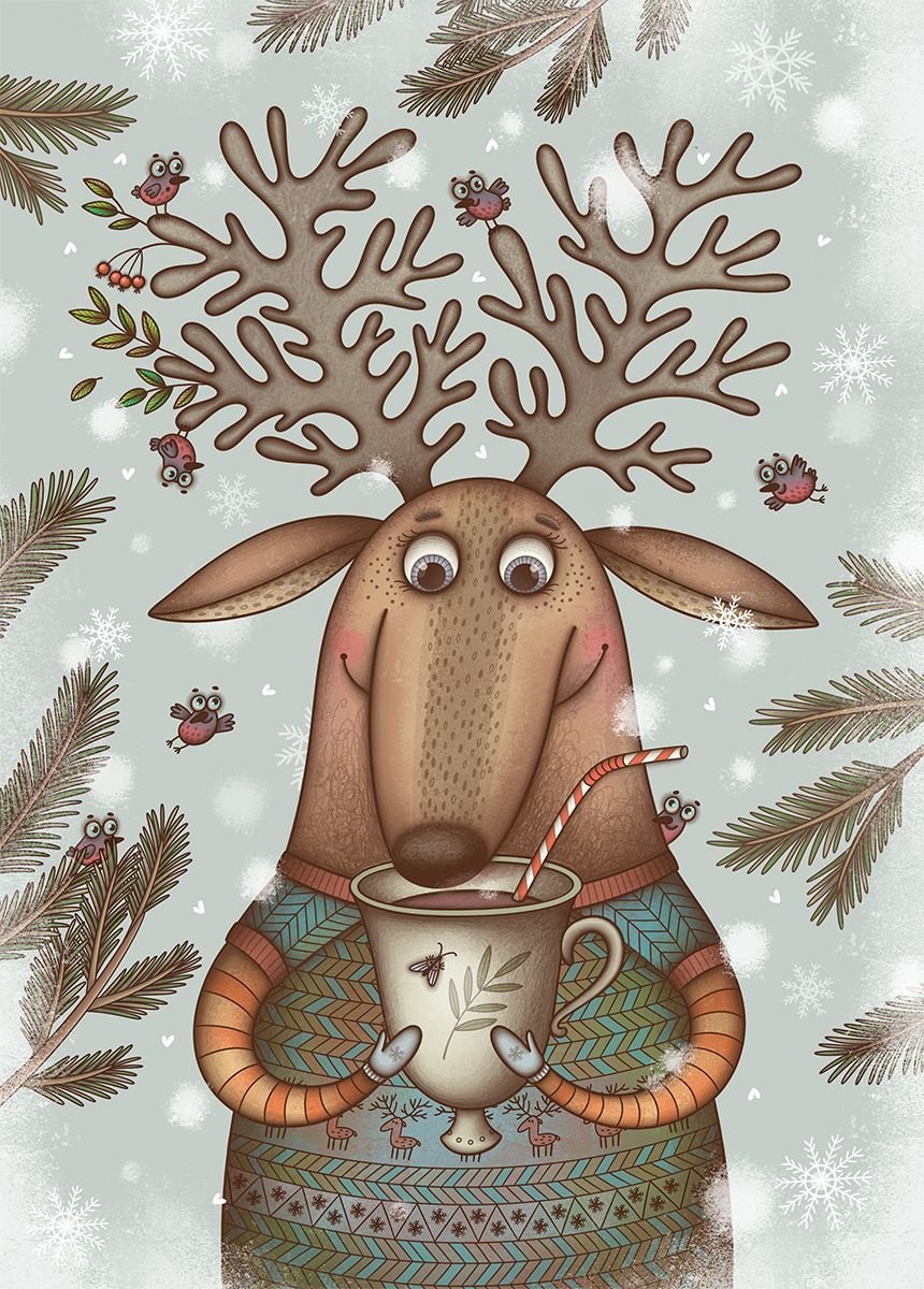 860x1200  Скачать обои \"Олени\" на телефон в высоком качестве, вертикальные картинки  \"Олени\" бесплатно