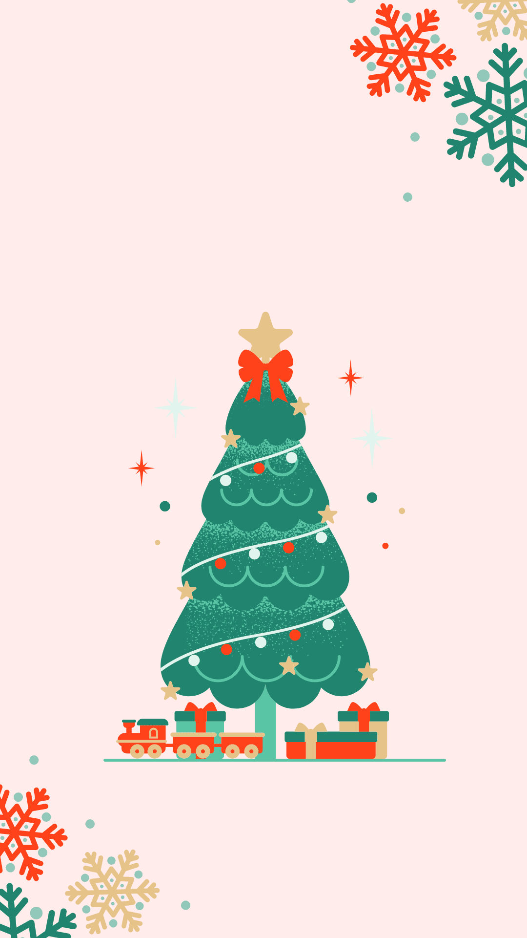 1080x1920  100 удивительных зимних обоев на компьютер и телефон – Canva