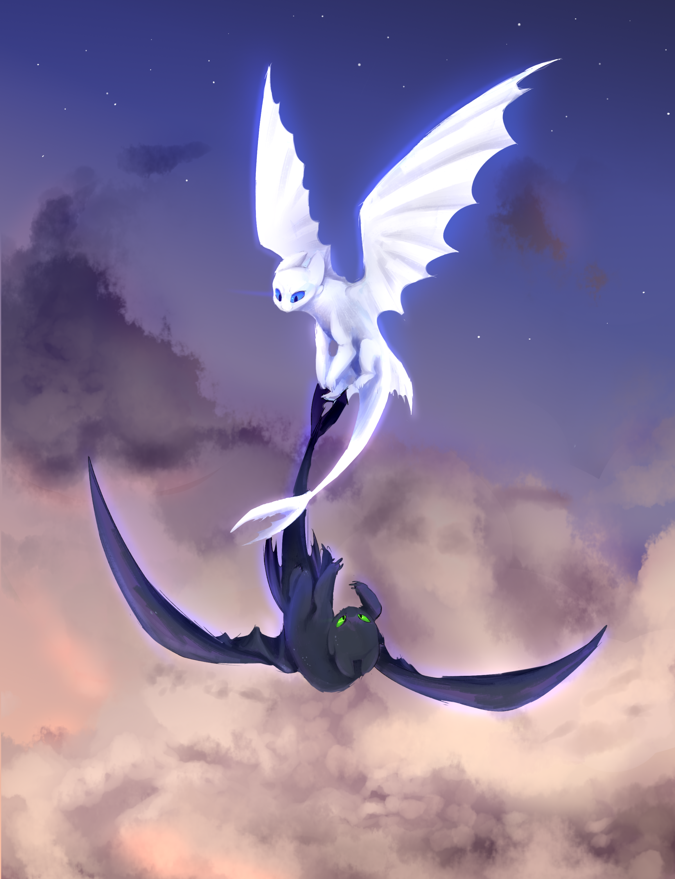 2324x3024  Беззубик и дневная фурия обои - 63 фото