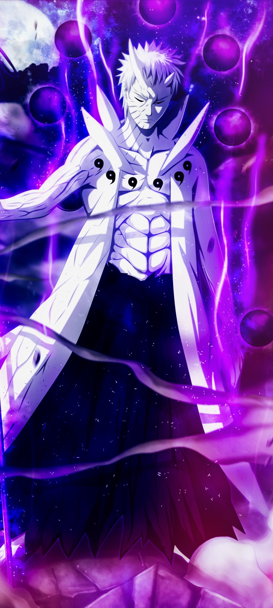 1080x2400  Обои на телефон: Аниме, Наруто, Обито Учиха, Риннеган (Наруто), Мудрец  Шести Путей, 1169846 скачать картинку бесплатно.