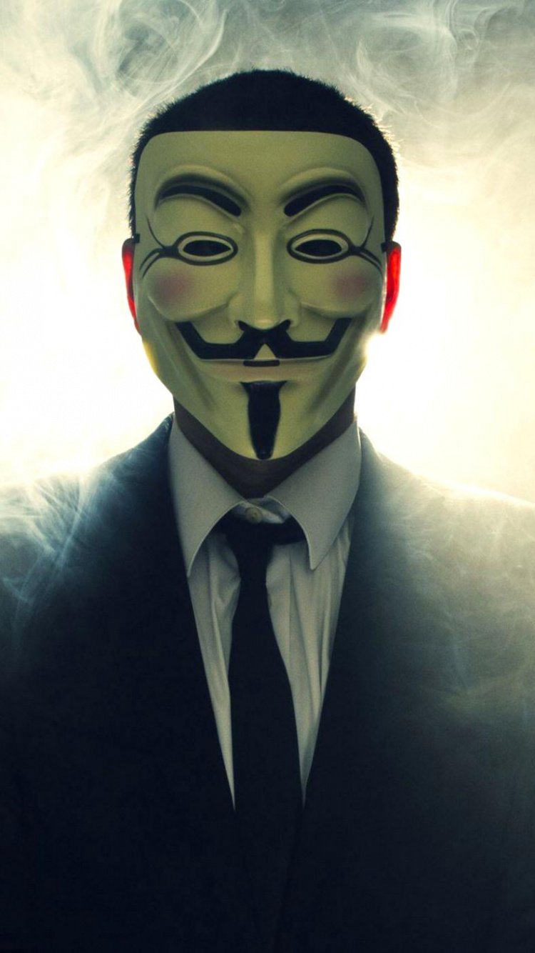 750x1334  Анонимус обои - 66 фото