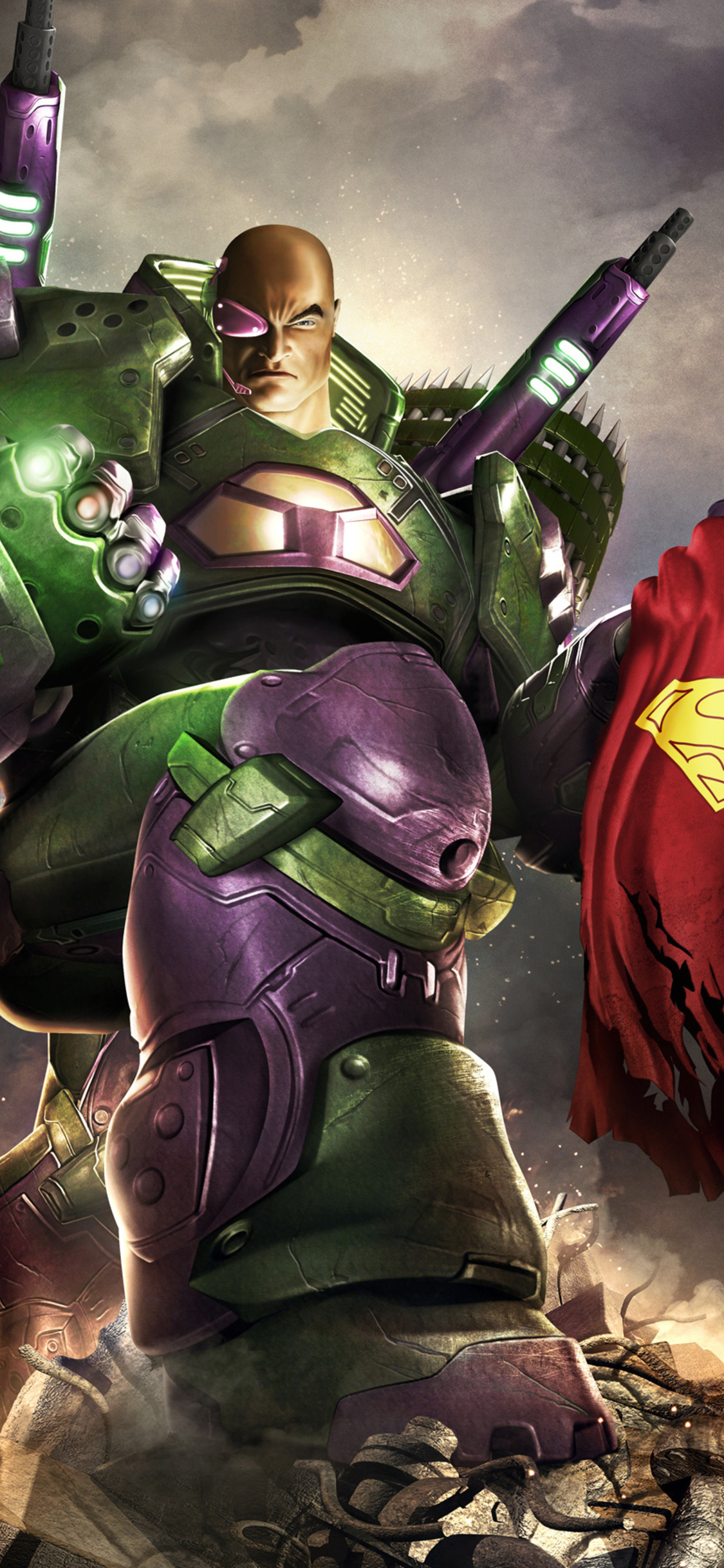 1125x2436   1125x2436 Лекс Лютор держит плащ Супермена Iphone X 