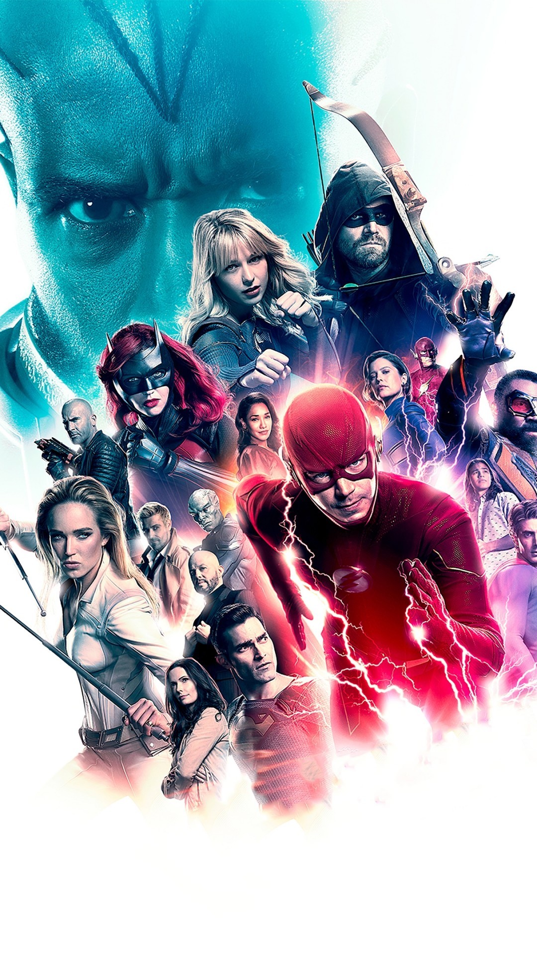 1080x1920   Скачать 1080x1920 Белая канарейка Зеленая стрела Batwoman Джон Константин Лекс Лютор Марсианский Охотник Обои для iPhone 8 iPhone 7 Plus iPhone 6+ Sony Xperia Z HTC One - WallpaperMaiden