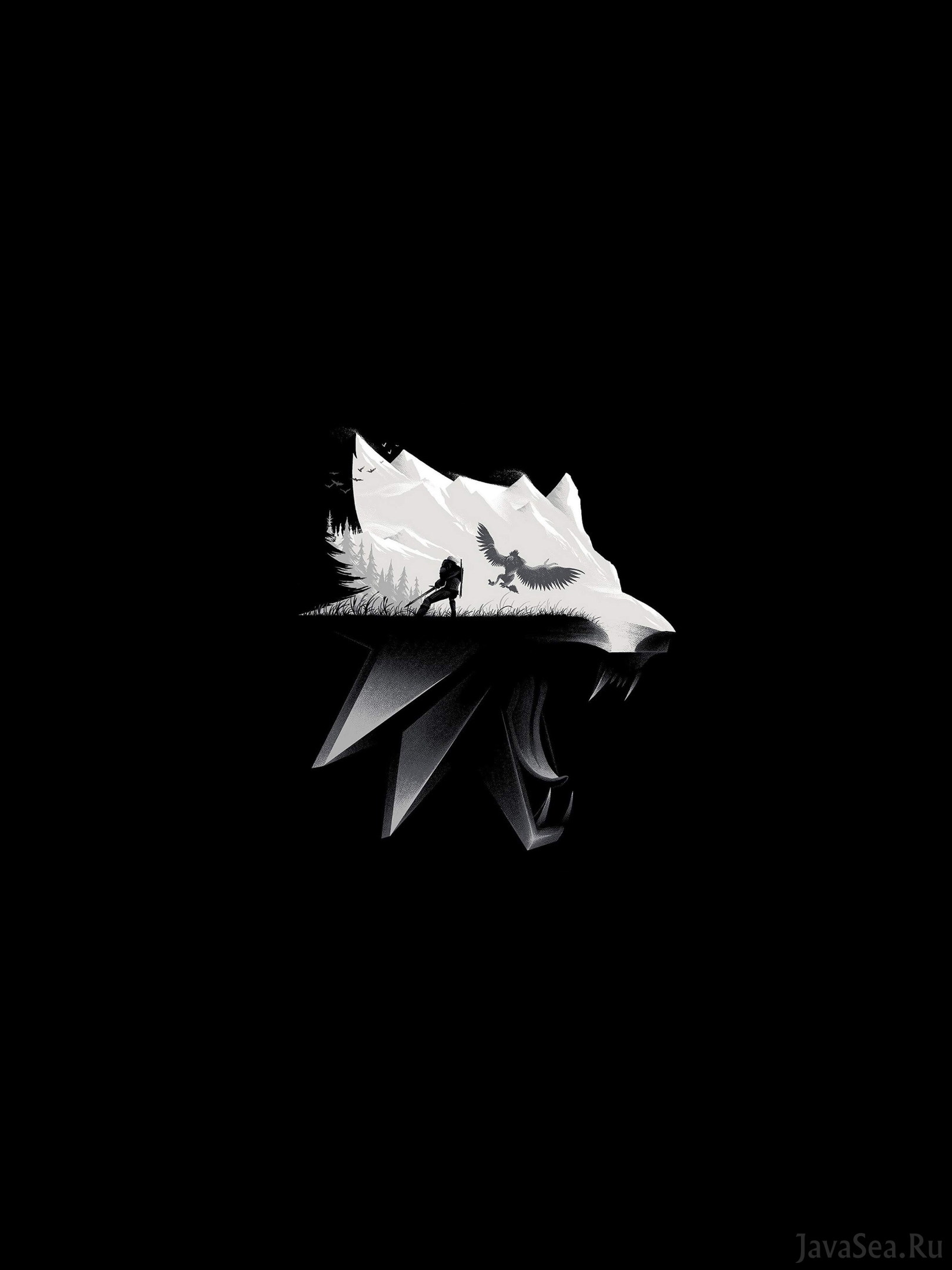 1620x2160  Скачать картинку Логотип Ведьмак бесплатно