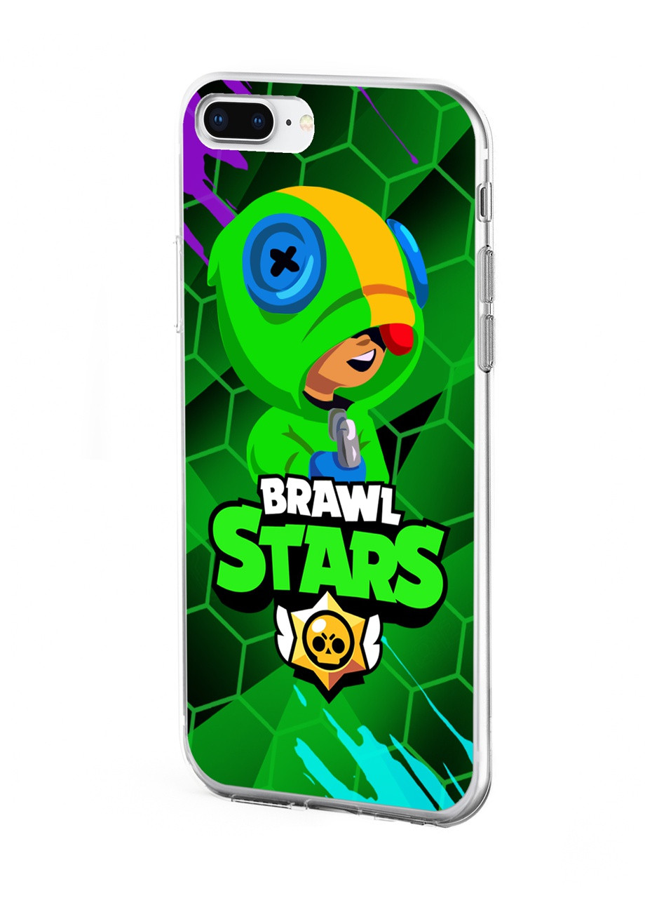920x1280  Чехол силиконовый Apple Iphone 8 plus Леон Бравл Старс (Leon Brawl Stars)  (6154-1015) MobiPrint бесцветный ‣ Купить в интернет-магазине Каста ‣ Киев,  Одесса, Харьков ‣ Доставка по всей Украине! (#219283812)