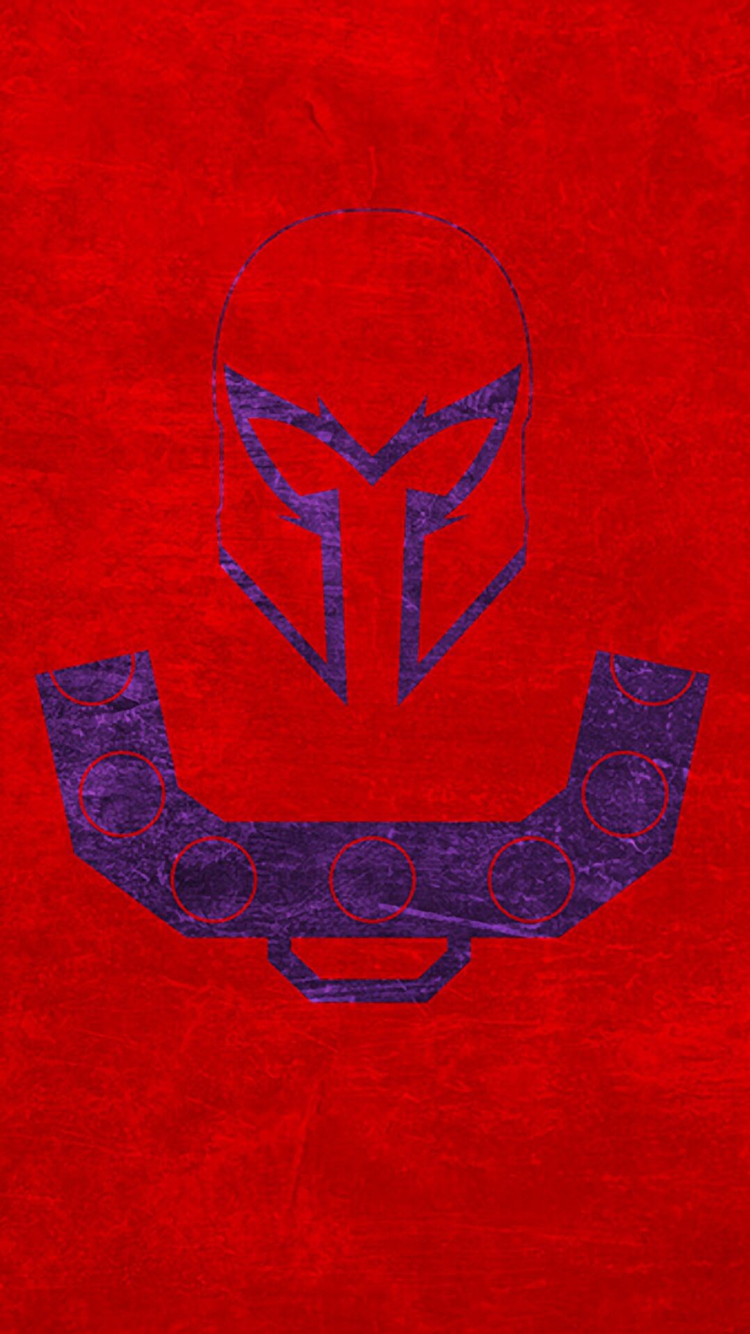 1080x1920  Minimalist Superhero Poster Magneto | Обои супергероя Постер супергероя Минималистский плакат