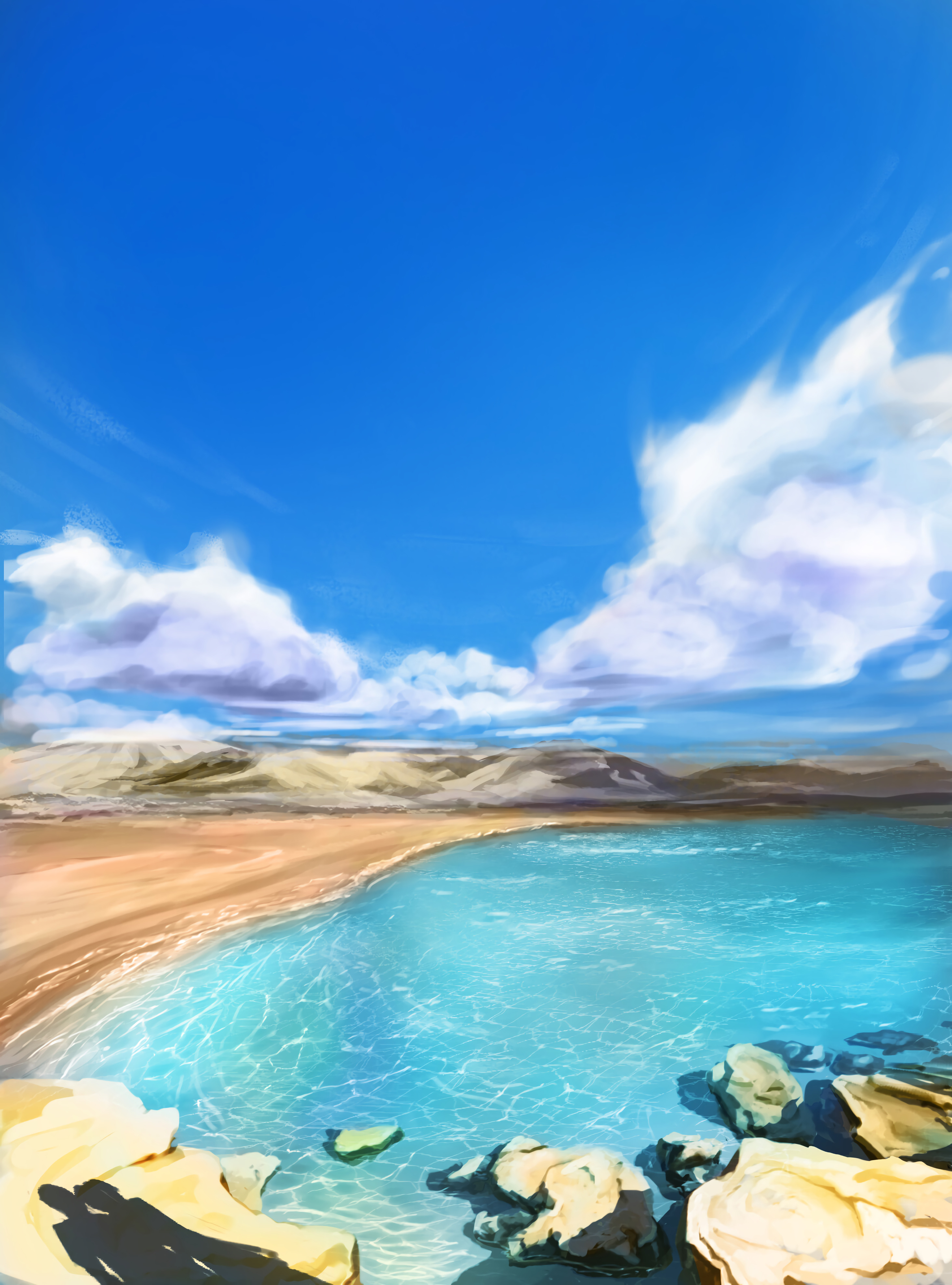 2928x3952  Картинка на телефон: Закат, Пейзаж, Берег, Берег, Волны, 87530 Скачать картинку бесплатно.