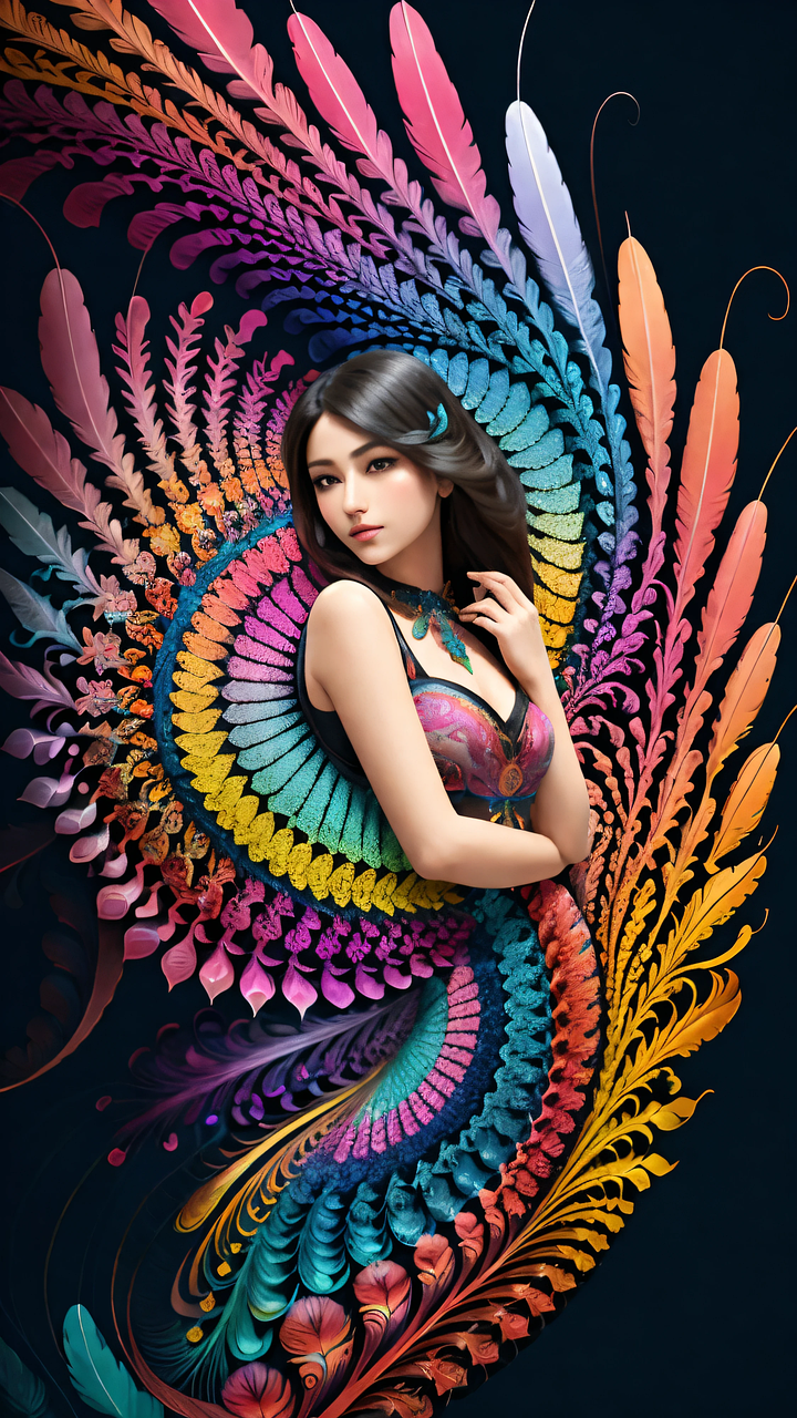 720x1280  Скачать Обои Девушка Красочные Роялти-фри Стоковое Изображение - Pixabay