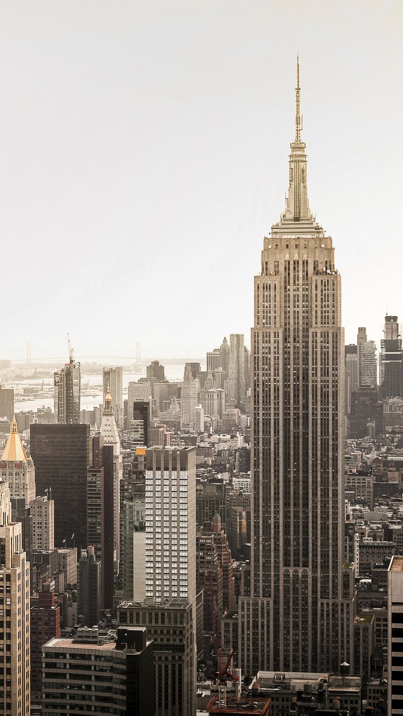 800x1422  Скачать 1440x2560 нью-йорк, сша, город, вид сверху обои, картинки qhd samsung galaxy s6, s7, Edge, note, lg g4