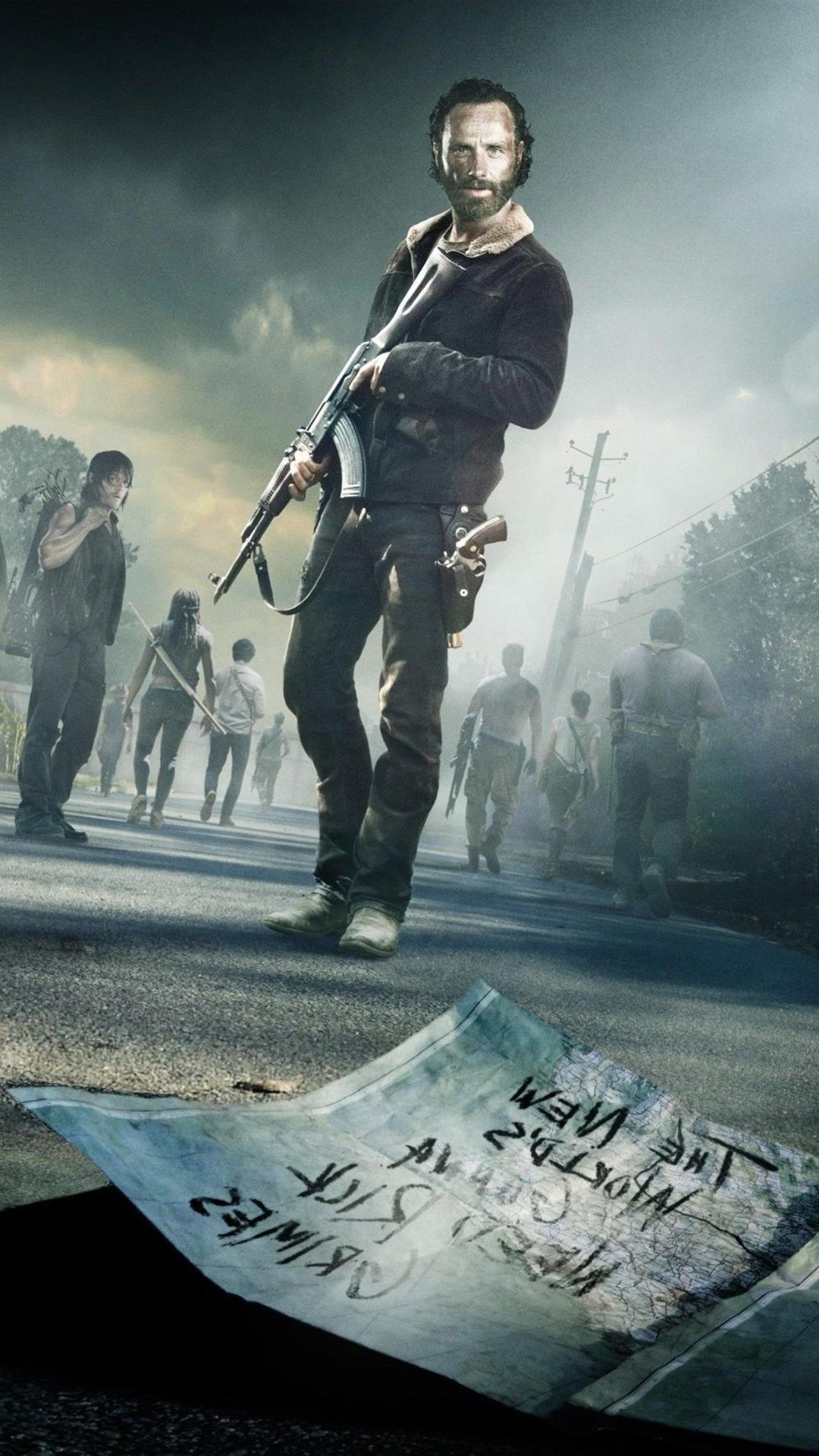1080x1920  TV Show / The Walking Dead (1080x1920) Код обоев: 591748 - Mobile Abyss