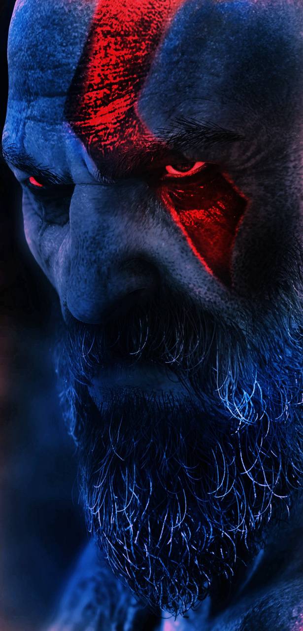 615x1280  Обои для рабочего стола God Of War Face - Пещера обоев